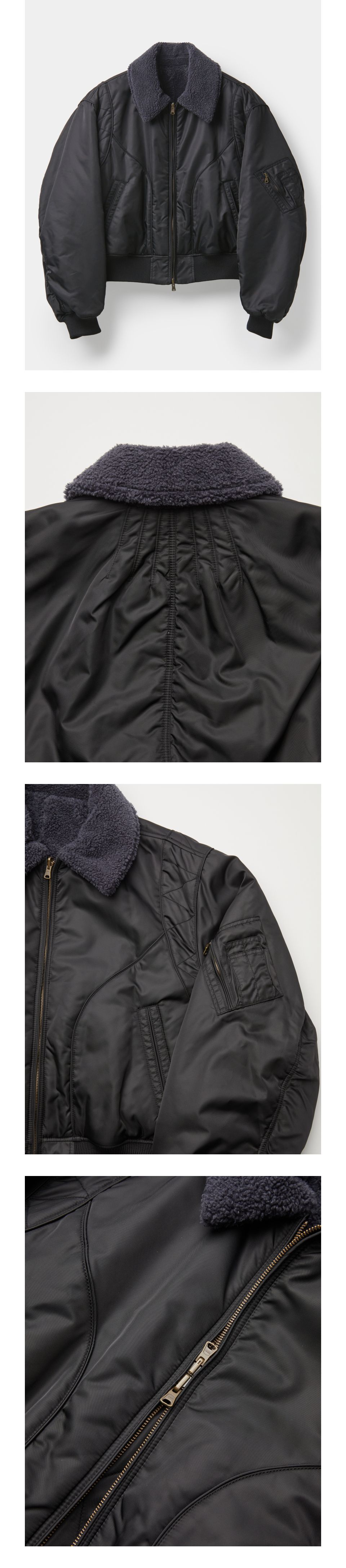 ジャケット・アウター COOR CWU Reversible Flight Bomber(Black) MUSINSA | COOR CWU Reversible Flight Bomber (Black)