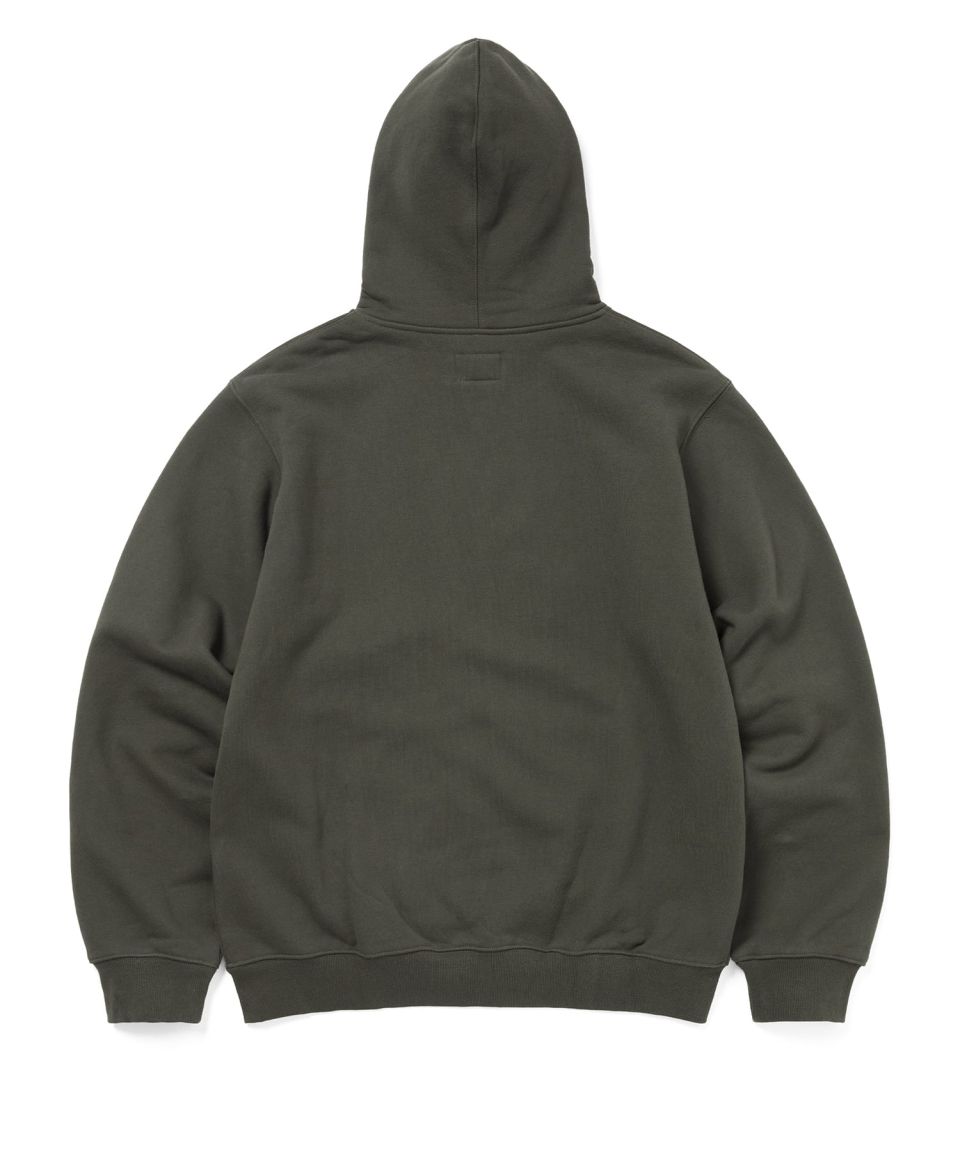 MUSINSA | thisisneverthat T.N.T. Classic HDP Zip Up Hoodie Black Khaki