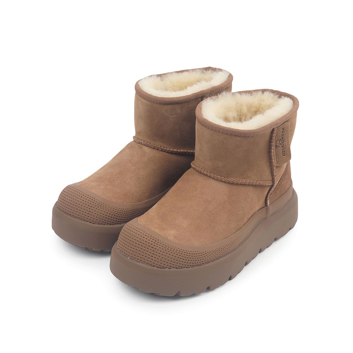 오즈어그웨어(OZ UGG WEAR) 어덜트 클래식 플러스 미니부츠 브라운