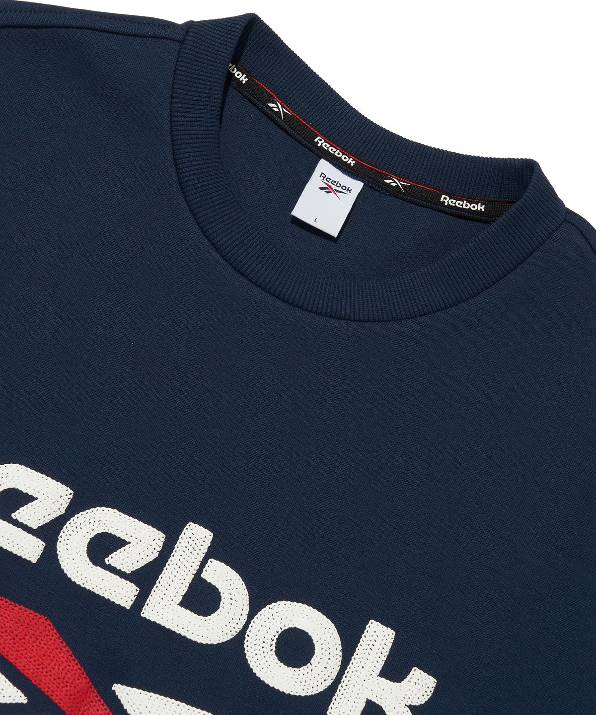 리복(REEBOK) 베이직 맨투맨 - 네이비