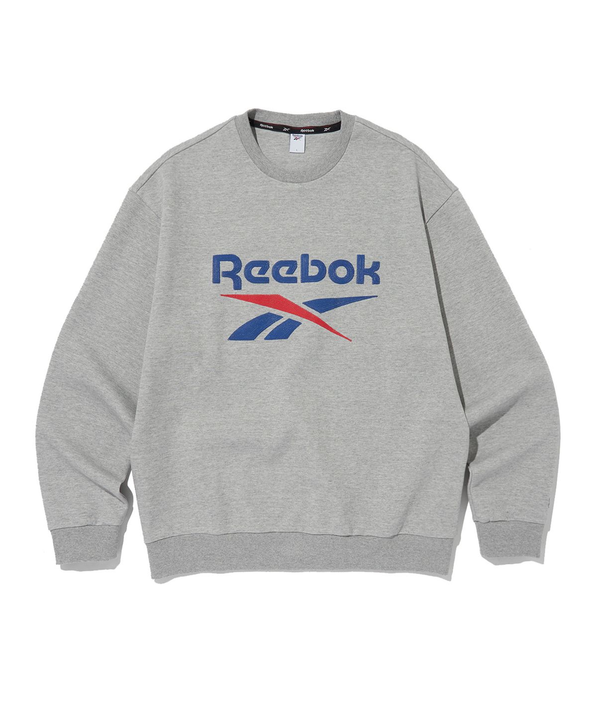 리복(REEBOK) 베이직 맨투맨 - 그레이