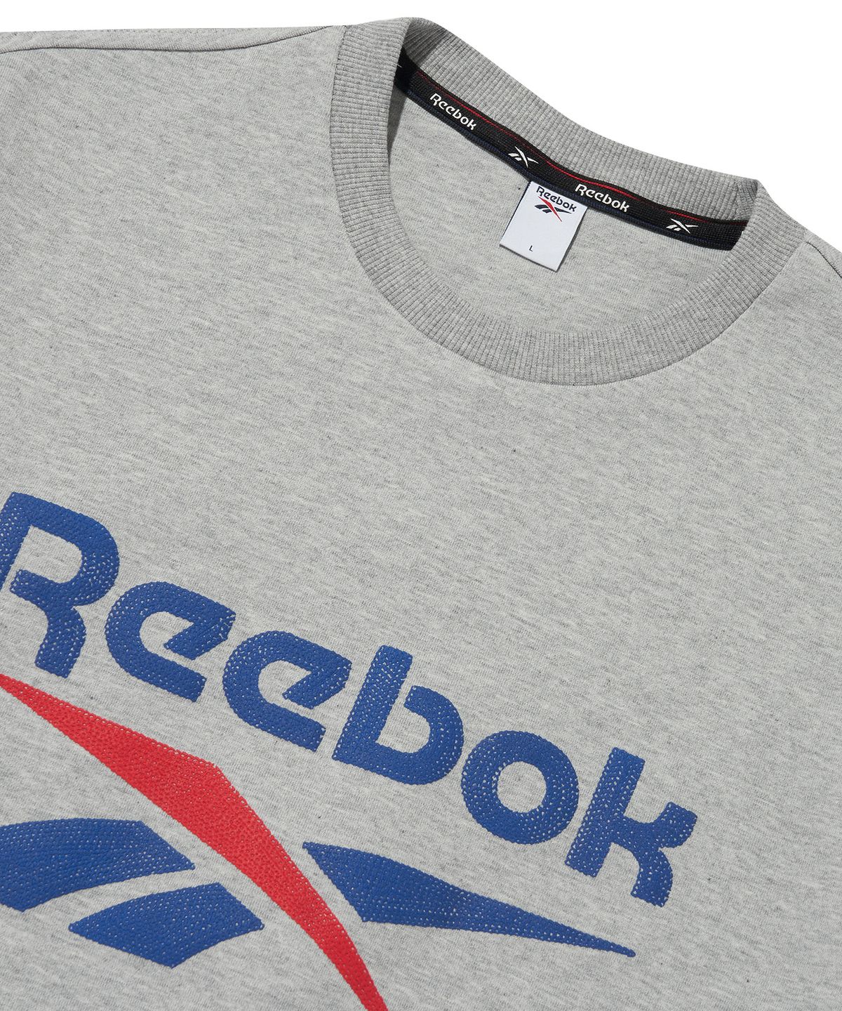 리복(REEBOK) 베이직 맨투맨 - 그레이