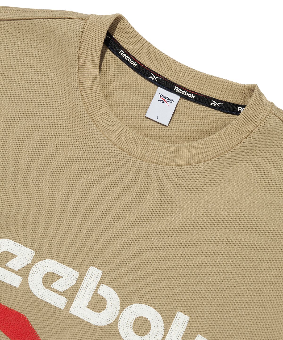 리복(REEBOK) 베이직 맨투맨 - 베이지