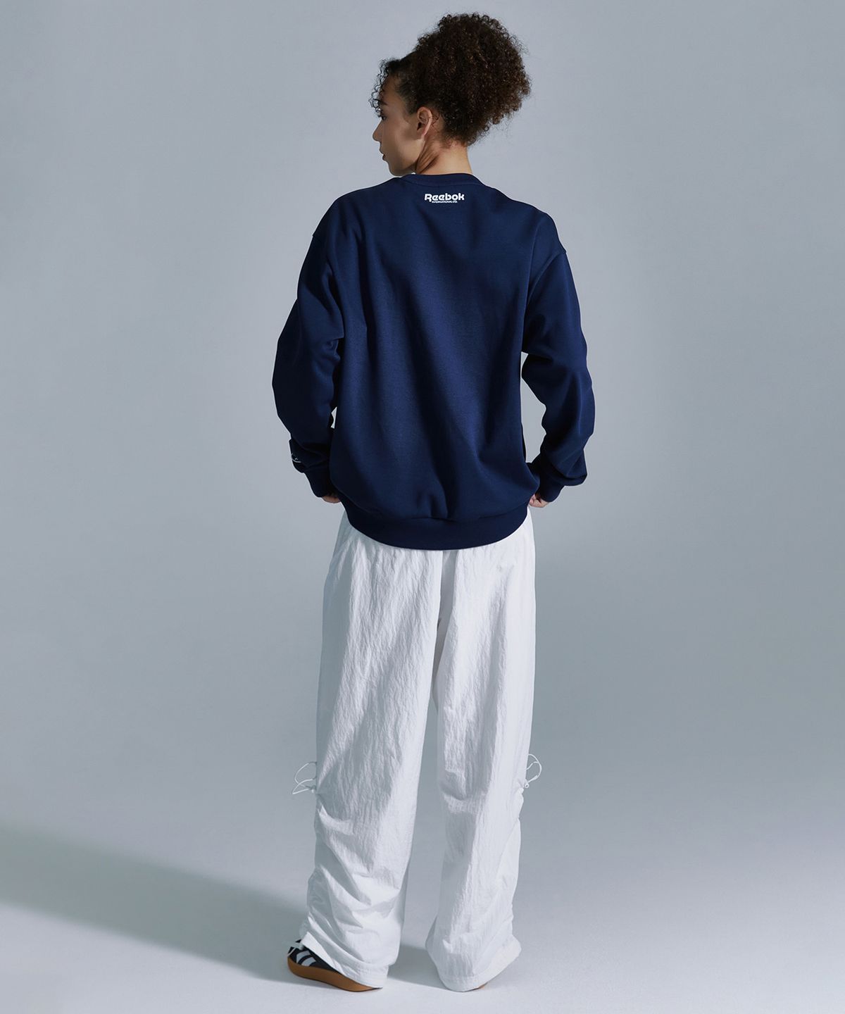 리복(REEBOK) 라이벌 립스탑 와이드 팬츠 - 화이트