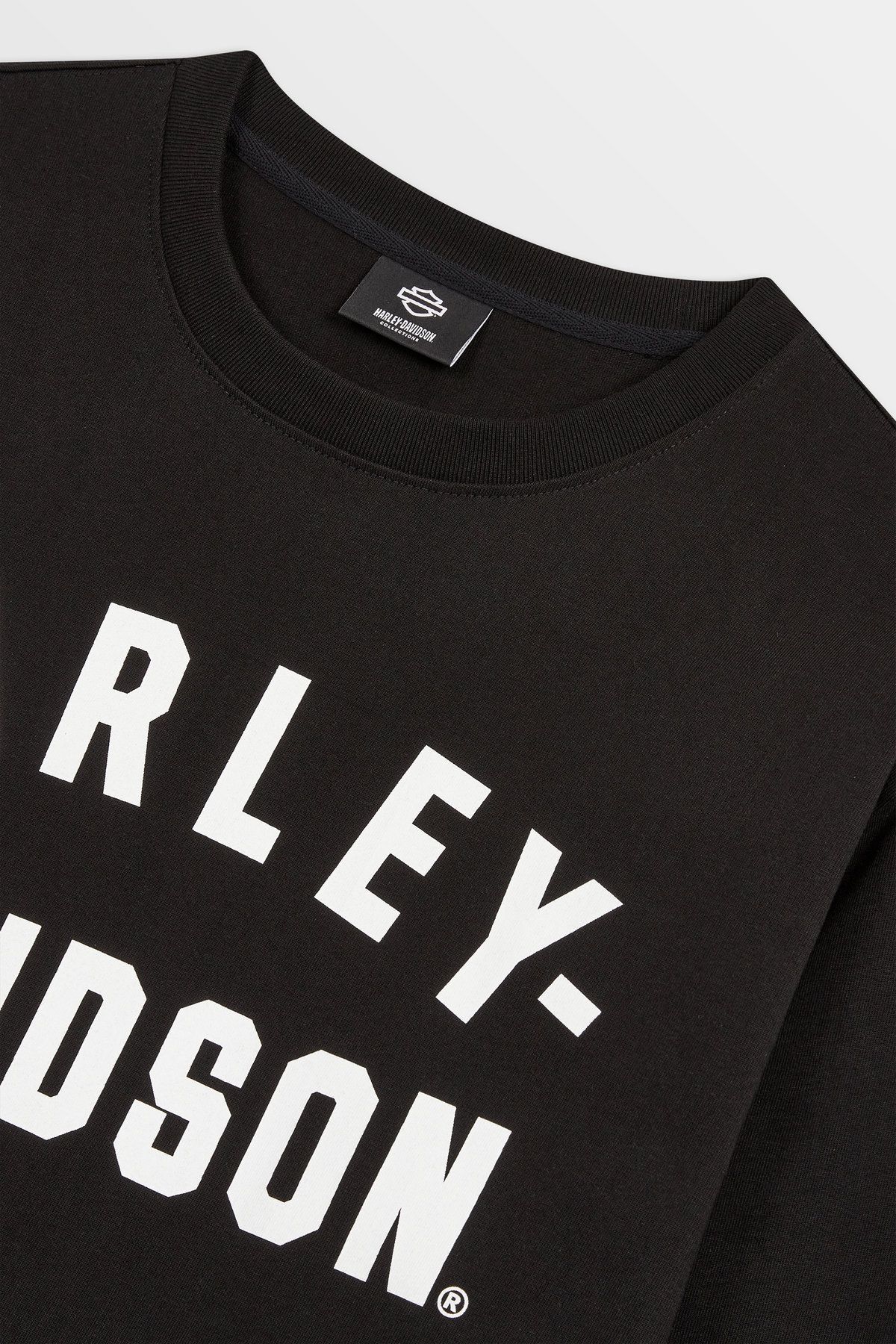 할리데이비슨 컬렉션스®(HARLEY-DAVIDSON COLLECTIONS®) 아이코닉 로고 긴팔 티셔츠 블랙 HH14311202
