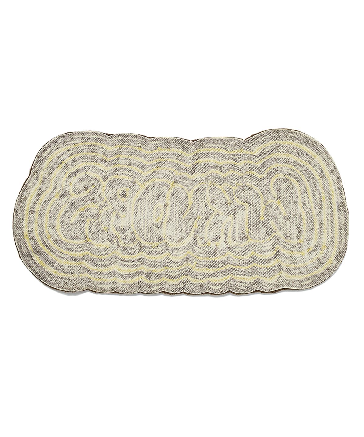 위캔더스(WKNDRS) GRAFFITI LOGO RUG (BROWN)