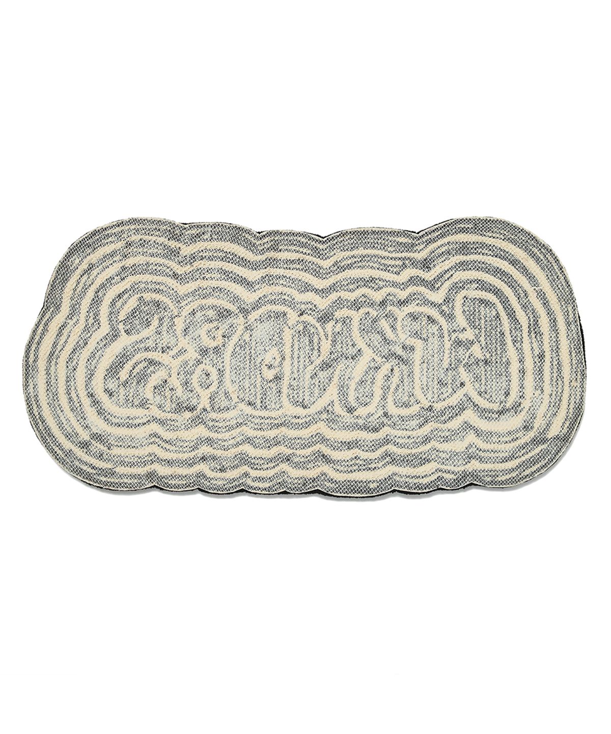 위캔더스(WKNDRS) GRAFFITI LOGO RUG (BLACK)