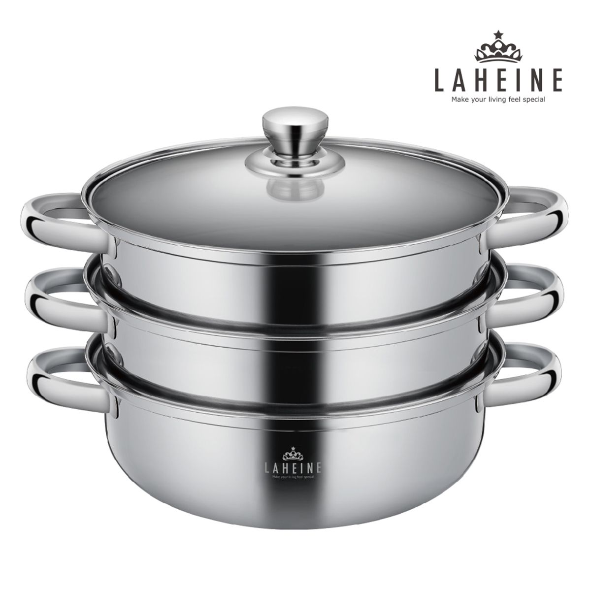 라헨느(LAHEINE) 더 퀸 포토프 스테인레스 믹싱볼/찜기/냄비/키친툴 4type