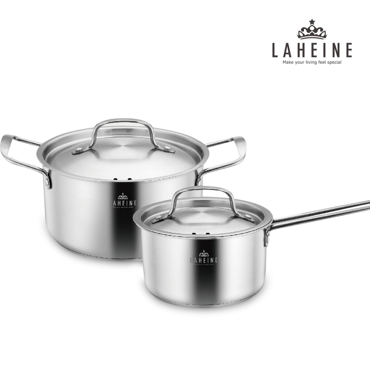 라헨느(LAHEINE) 더 퀸 포토프 스테인레스 믹싱볼/찜기/냄비/키친툴 4type