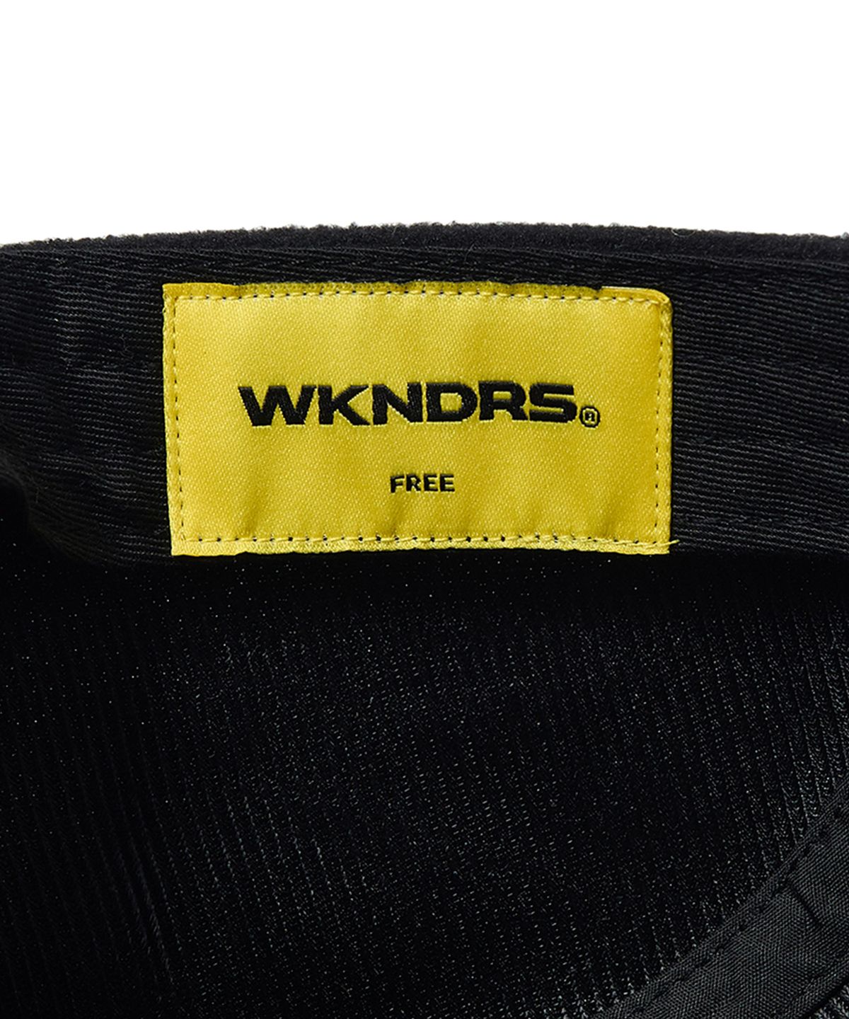 위캔더스(WKNDRS) FLEECE CAMP CAP (BLACK)