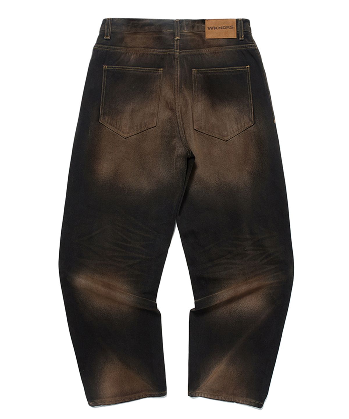 위캔더스(WKNDRS) VINTAGE WASH DENIM PANTS (D.BLACK)