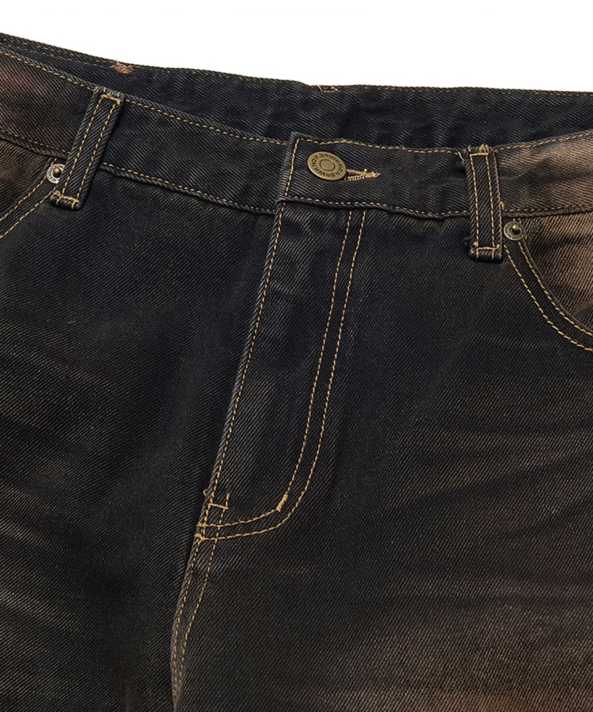 위캔더스(WKNDRS) VINTAGE WASH DENIM PANTS (D.BLACK)