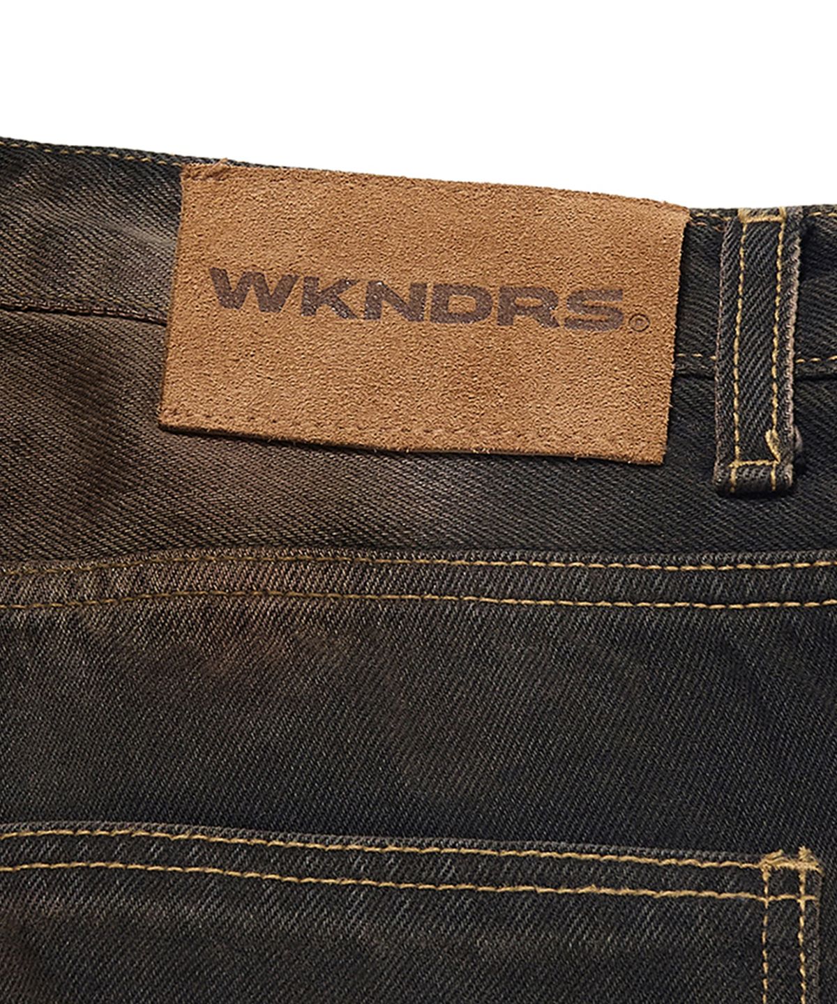 위캔더스(WKNDRS) VINTAGE WASH DENIM PANTS (D.BLACK)
