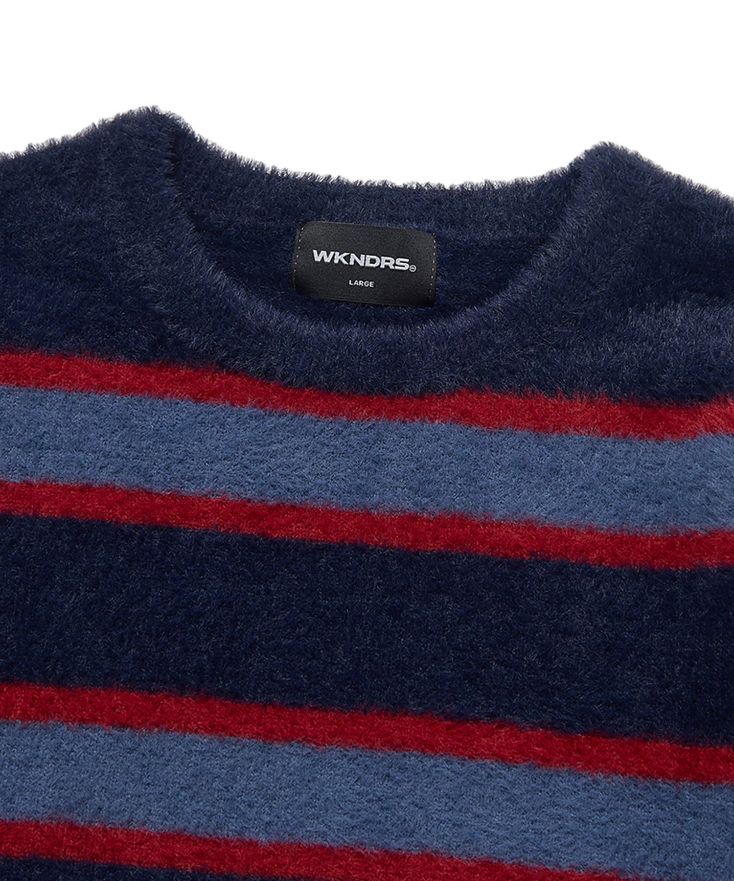 ニット・セーター WKNDRS STRIPED KNIT SWEATER SA404 MUSINSA | WKNDRS STRIPED KNIT SWEATER (NAVY)