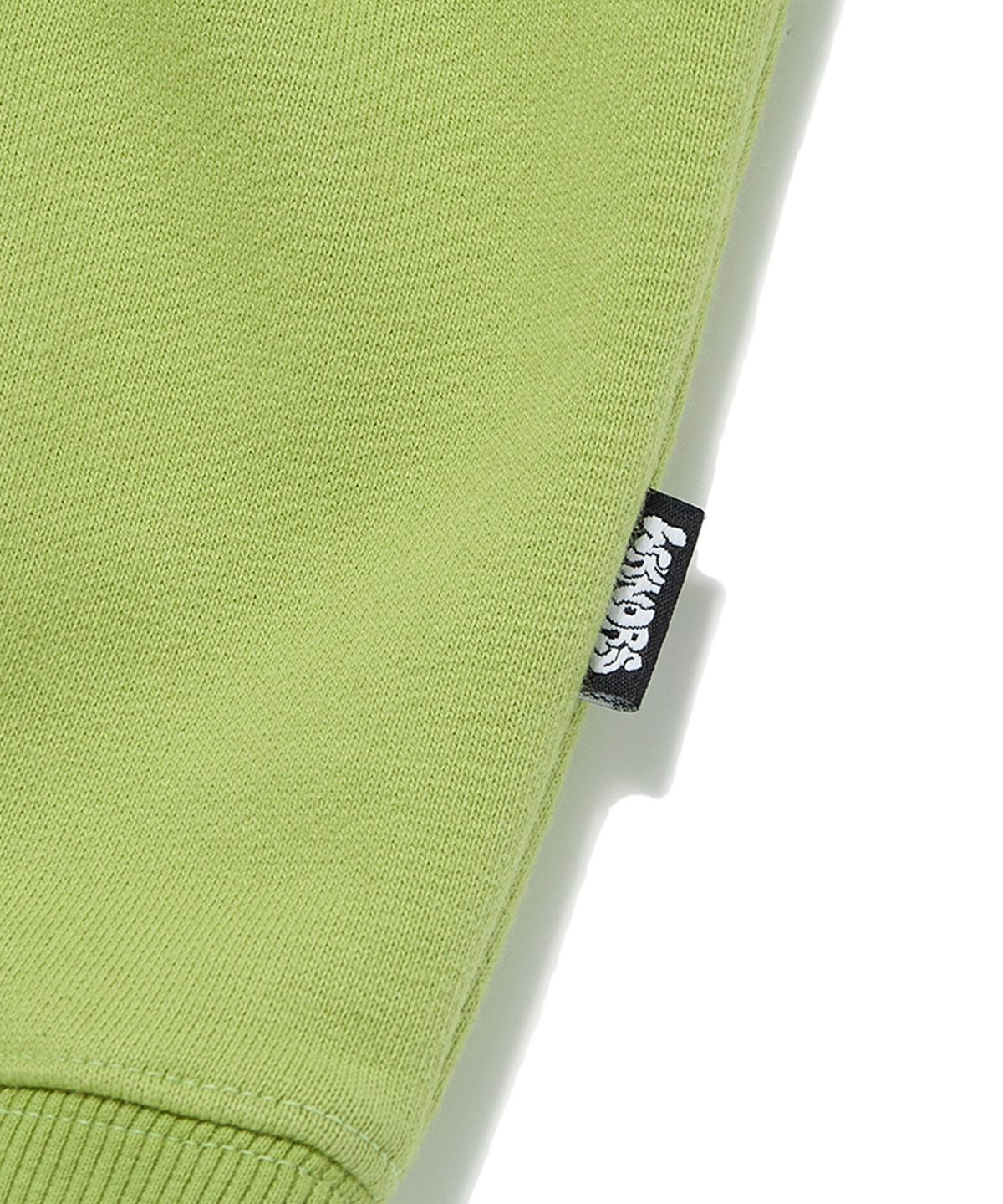 위캔더스(WKNDRS) GRAFFITI LOGO HOODIE (LIME)