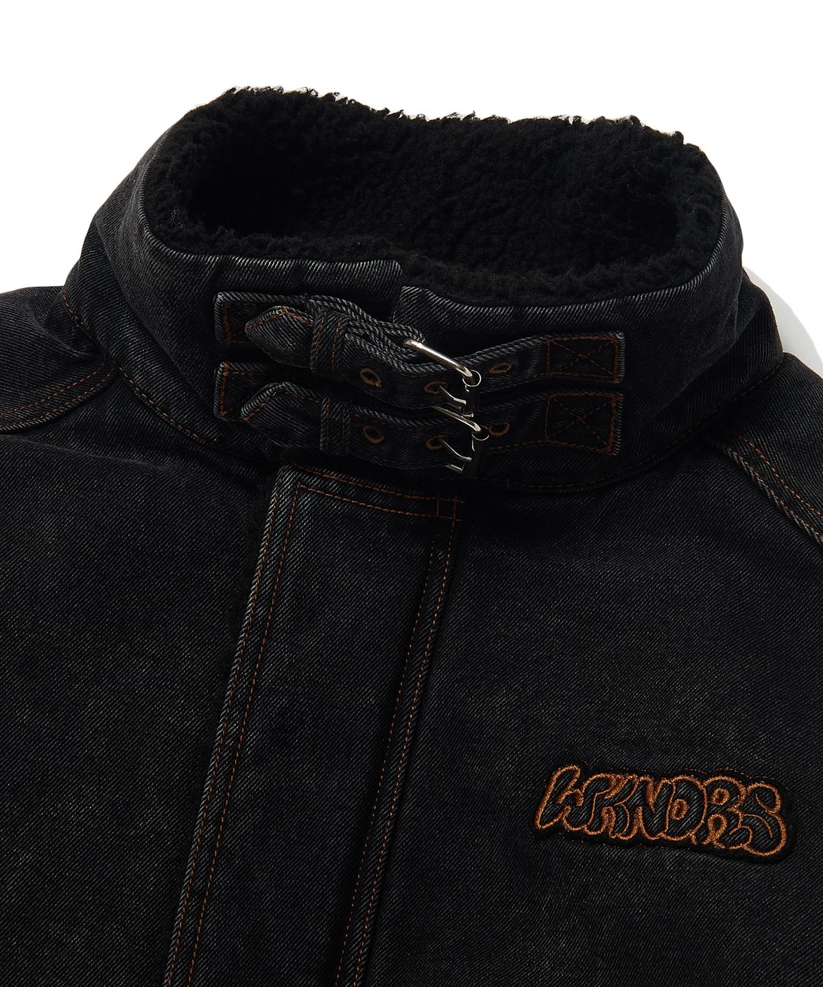 위캔더스(WKNDRS) DENIM SHERPA JK (BLACK)