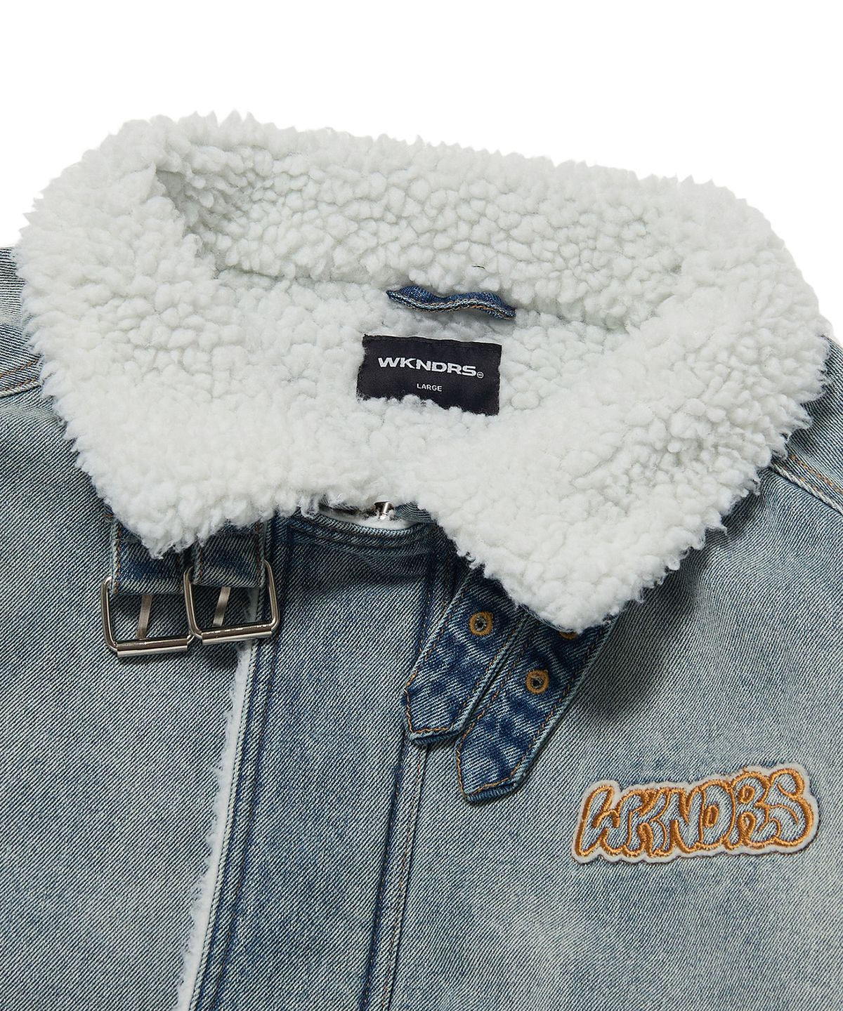 위캔더스(WKNDRS) DENIM SHERPA JK (L.DENIM)