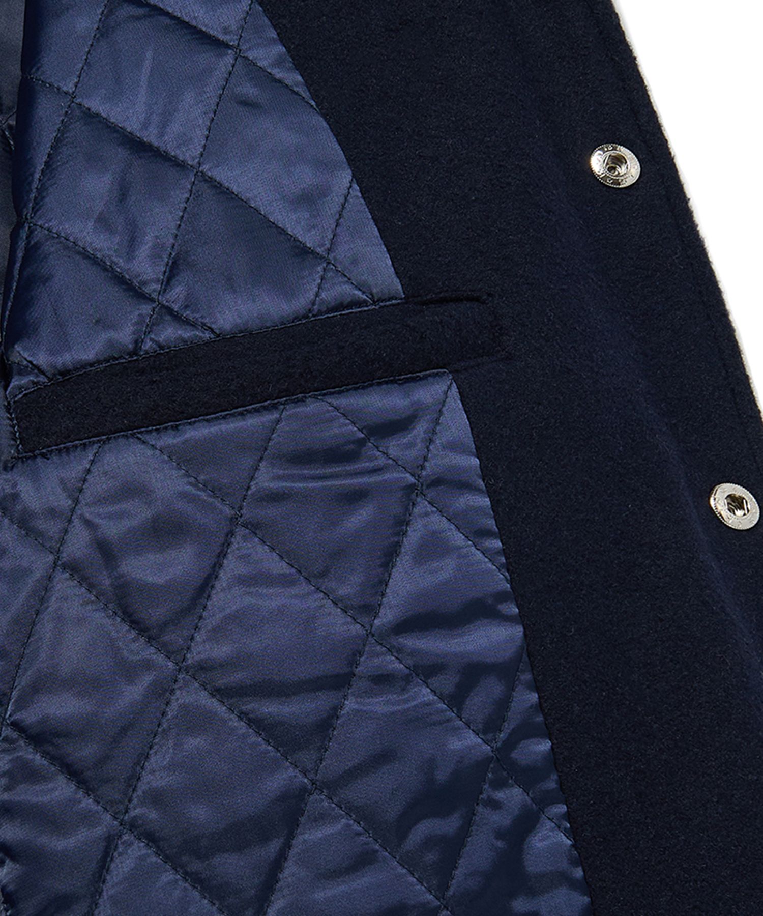 MUSINSA公式 | WKNDRS ANGEL STADIUM JACKET (NAVY)