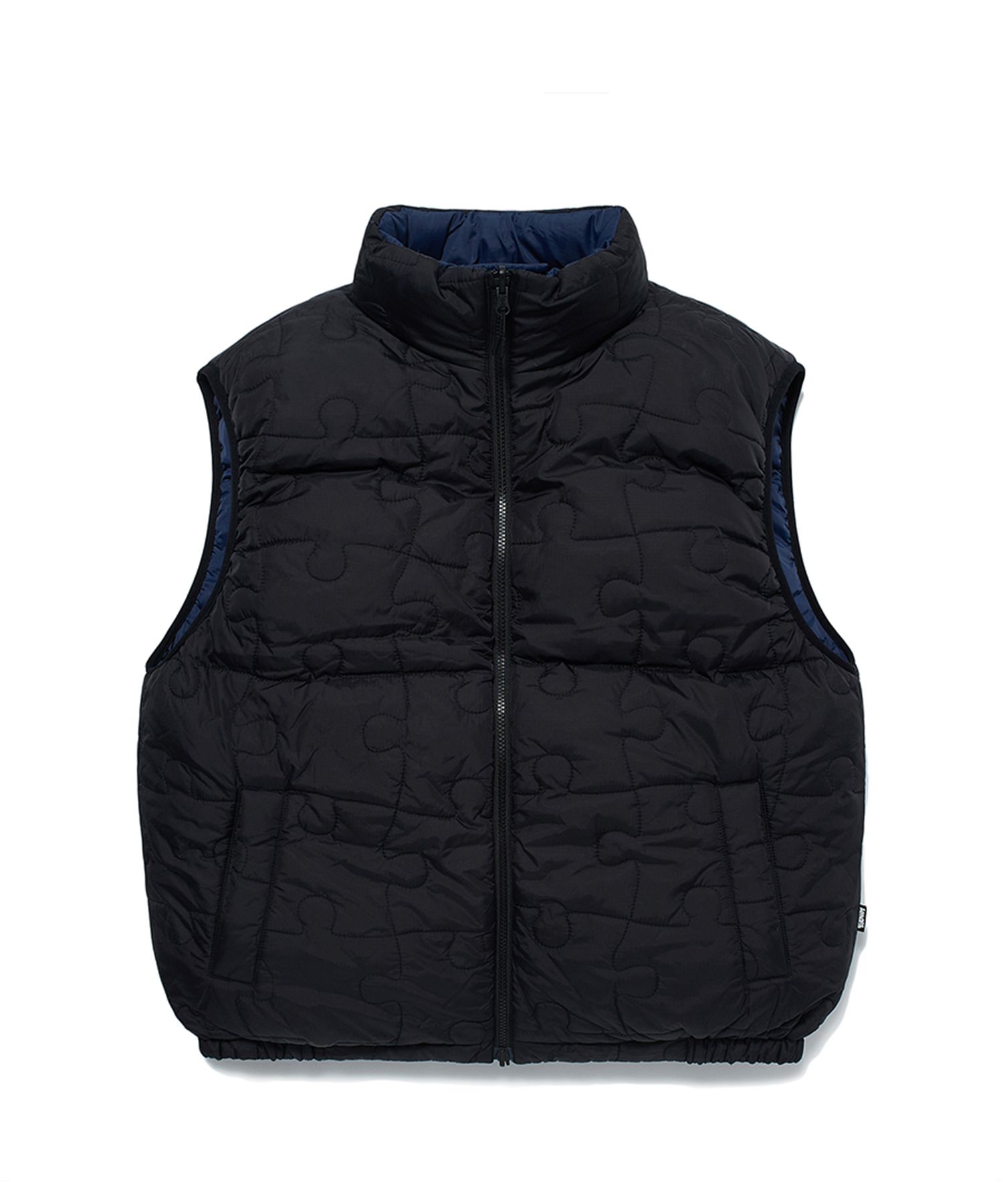 MUSINSA公式 | WKNDRS PUZZLE PUFFER VEST (BLACK)