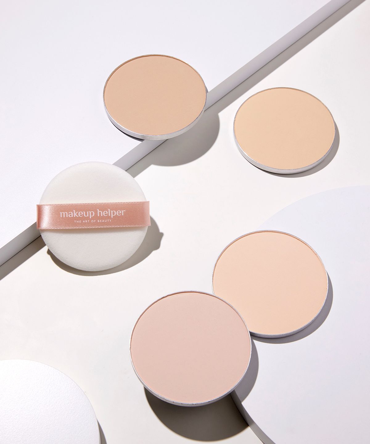 메이크업헬퍼(MAKEUP HELPER) 아트 팩트 오리지널 프로 피니쉬 25g 로즈 라떼 브러쉬 세트