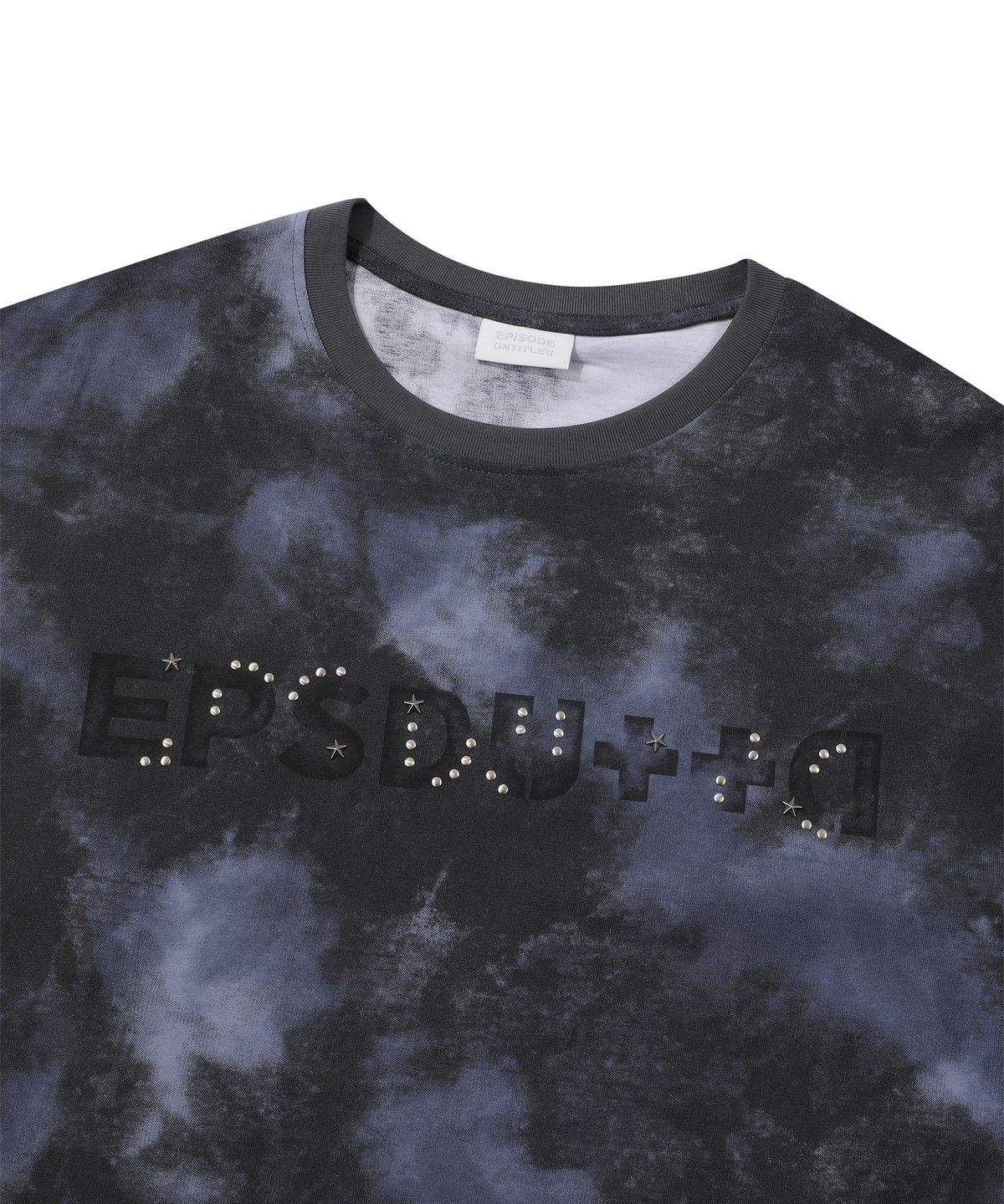 에피소드 언타이틀(EPISODE UNTITLED) SIGNATURE LOGO HOTPIX T-SHIRT_MIX BLUE