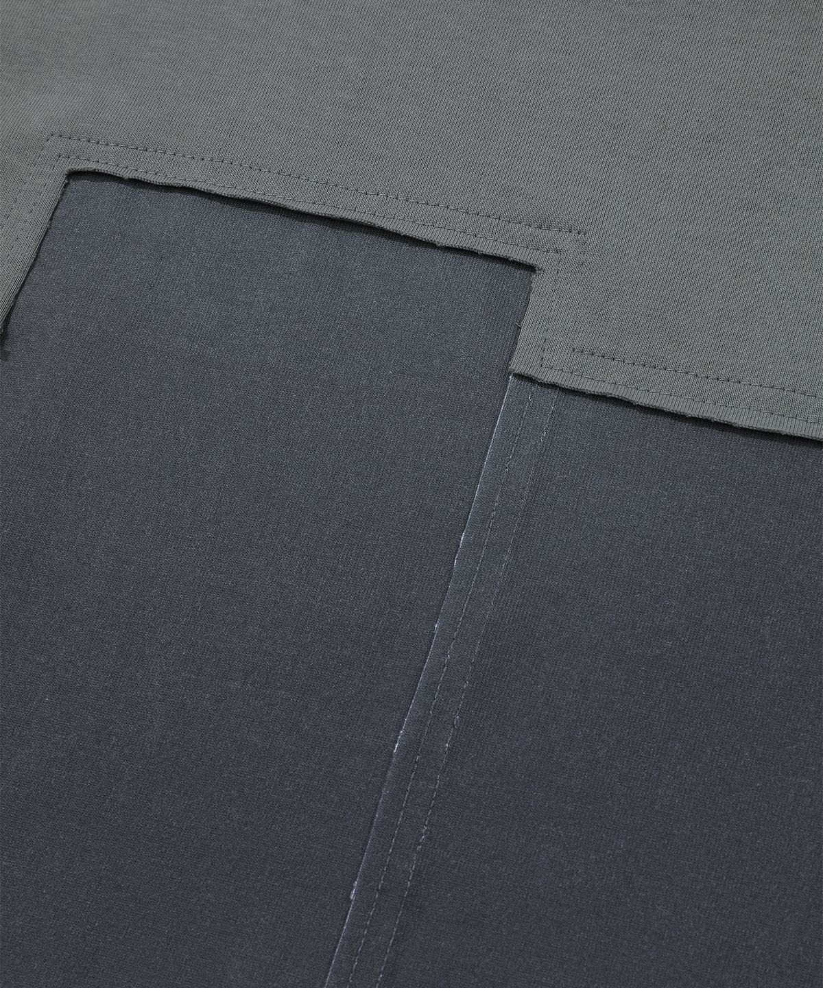 에피소드 언타이틀(EPISODE UNTITLED) GRADATION PRINTING CUT-OFF T-SHIRT_KHAKI