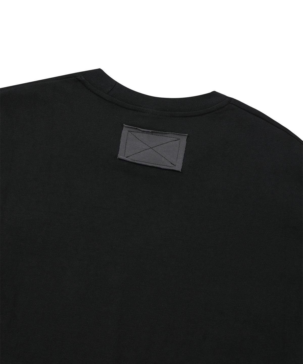 에피소드 언타이틀(EPISODE UNTITLED) SIGNATURE LOGO PATCHWORK LONG SLEEVES_BLACK
