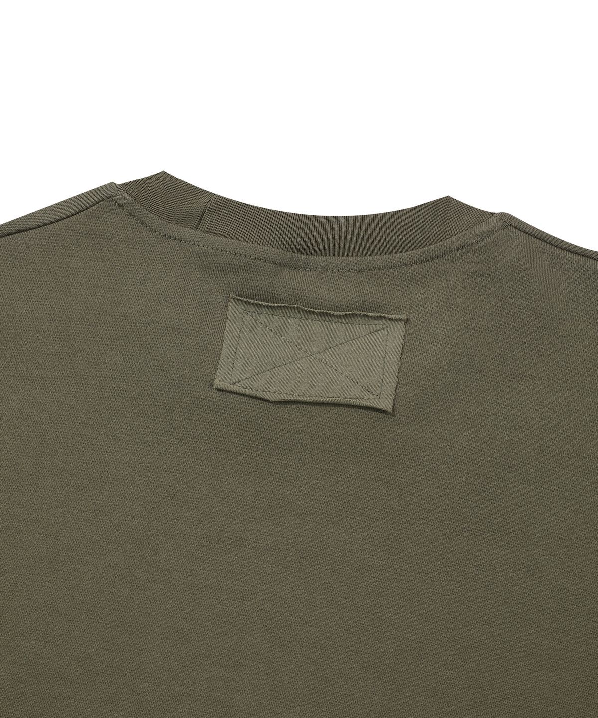 에피소드 언타이틀(EPISODE UNTITLED) SIGNATURE LOGO PATCHWORK LONG SLEEVES_KHAKI