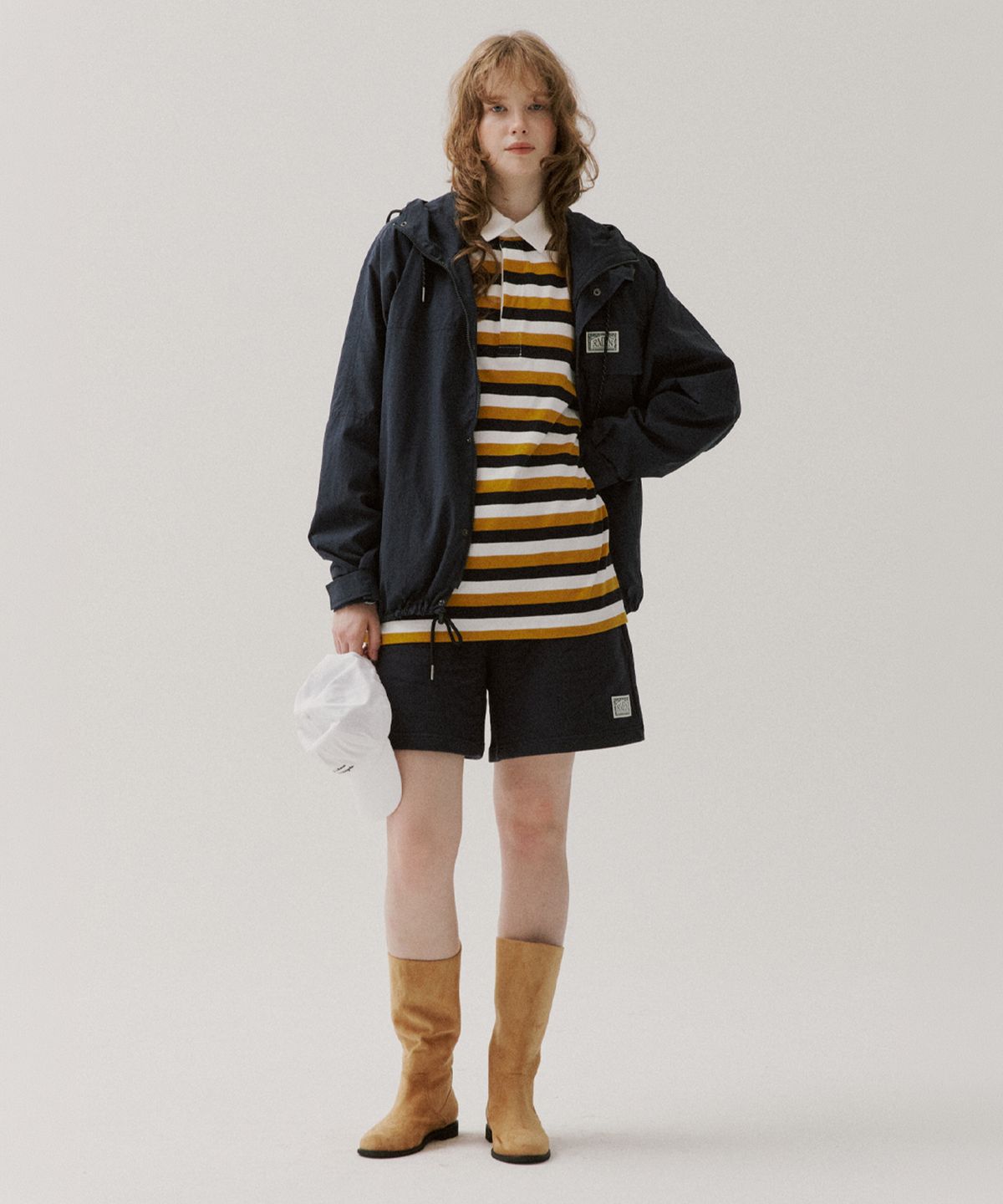 알엠알엔(RMRN) LOOSE FIT STRIPE RUGBY T-SHIRT
