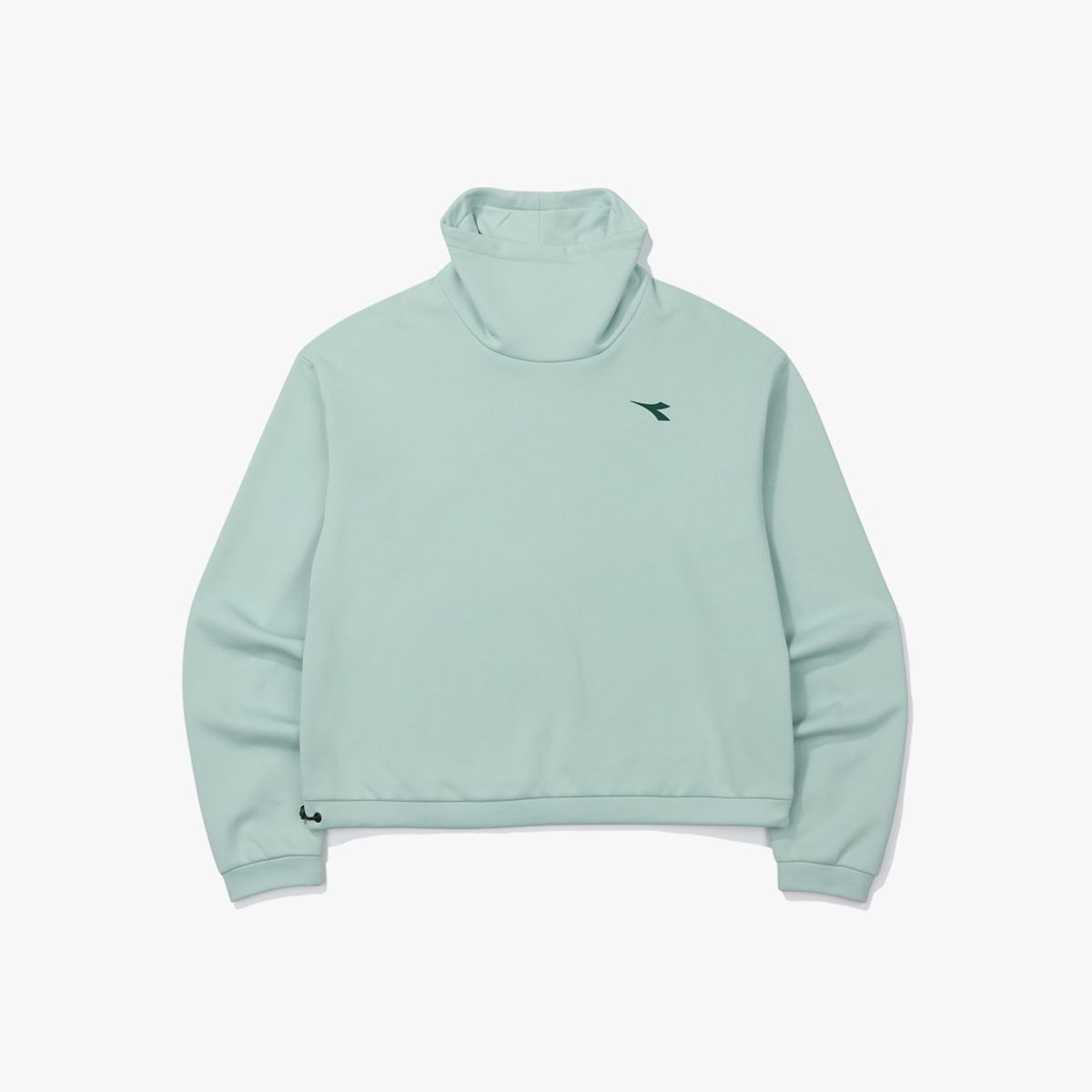 디아도라(diadora) 테니크 웜업 맨투맨 우먼 MINT