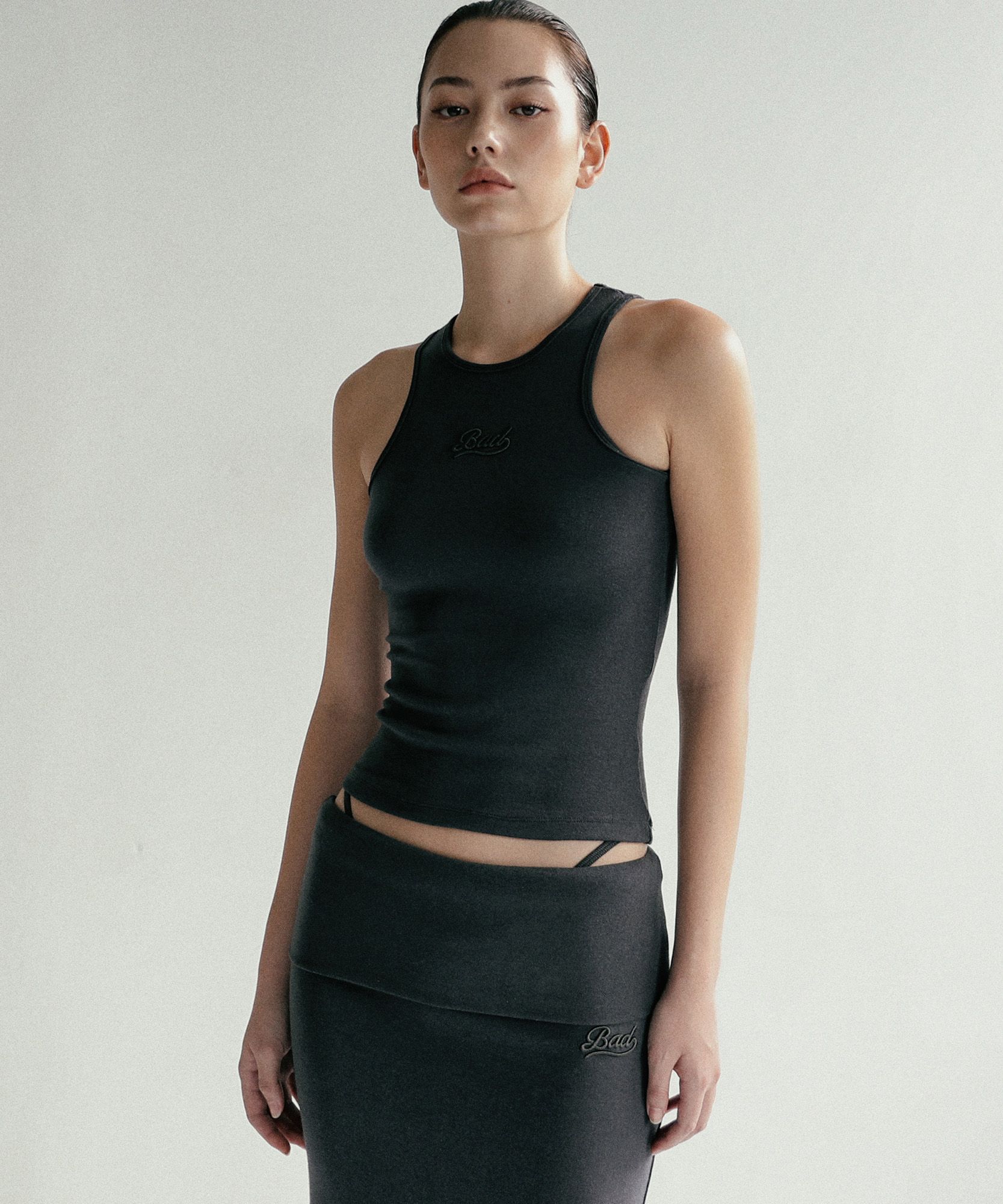 MUSINSA | BADBLOOD Beyond Soft Tank 2 - Charcoal