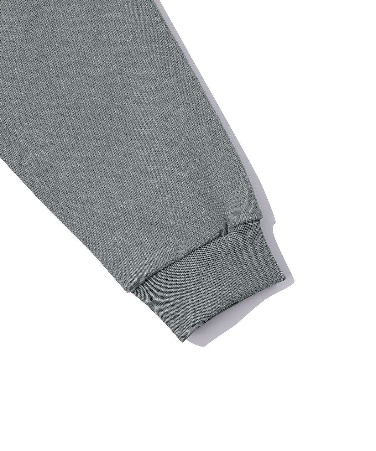 에피소드 언타이틀(EPISODE UNTITLED) APPLIQUE EMBROIDERY LOGO SWEATSHIRT_GREY BLUE