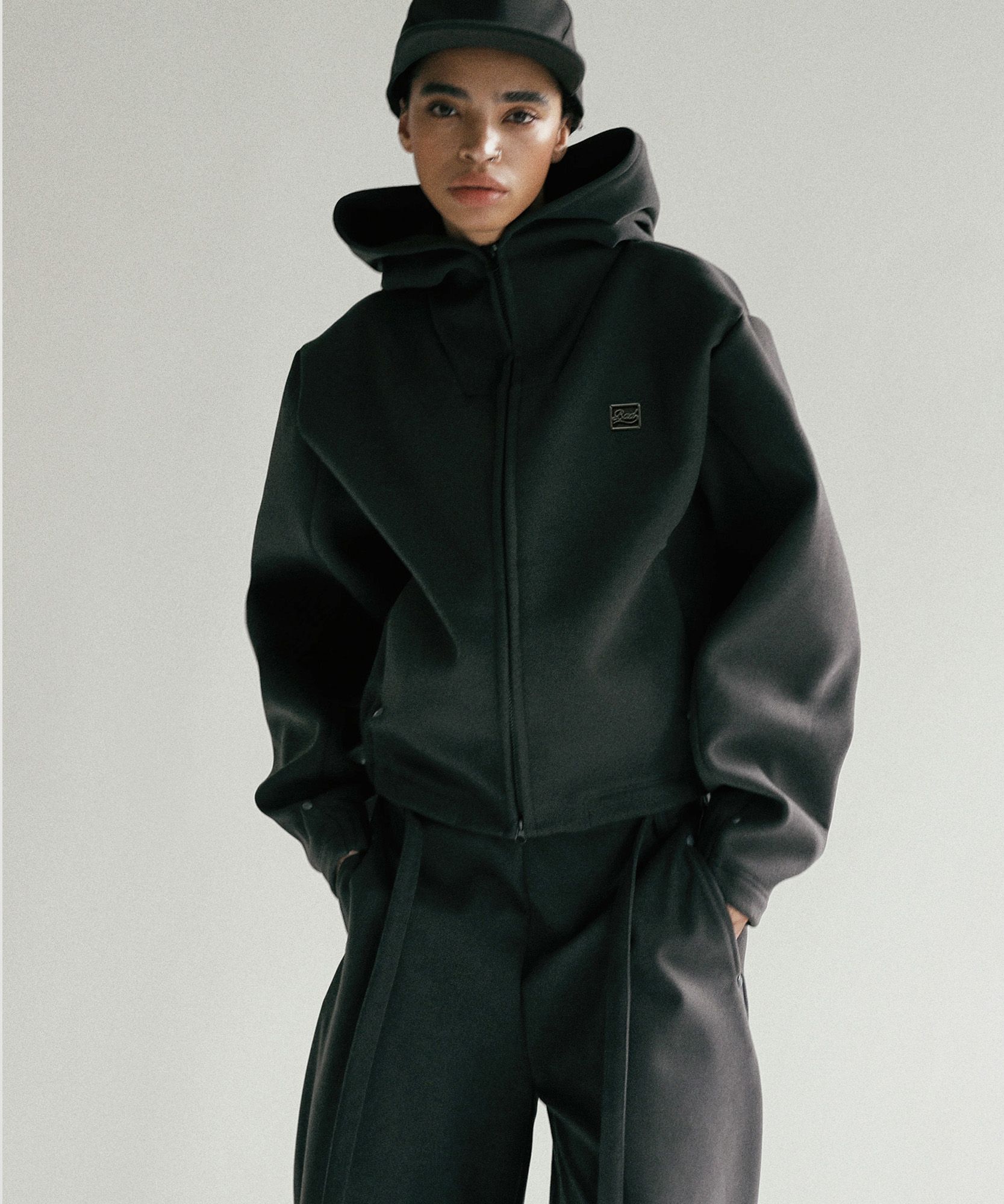 アウターその他 BADBLOOD Beyond Cash Soft Hooded Zip-up Charcoal MUSINSA | BADBLOOD Beyond Cashmere Soft Hooded Zip-Up - Charcoal