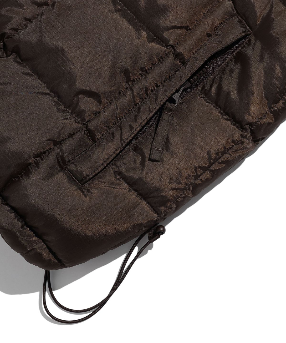이스트쿤스트(ISTKUNST) FLANNEL REVERSIBLE PUFFER JACKET_BROWN(IK2EWMB900A)