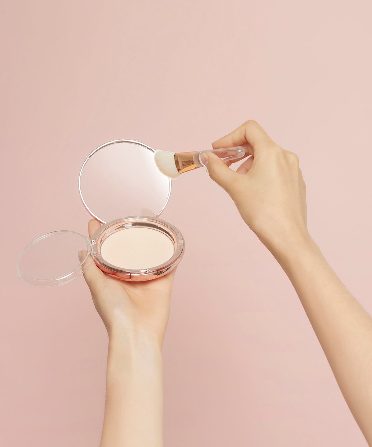 메이크업헬퍼(MAKEUP HELPER) 아트 팩트 오리지널 프로 피니쉬 25g 폴인 러브 브러쉬 세트