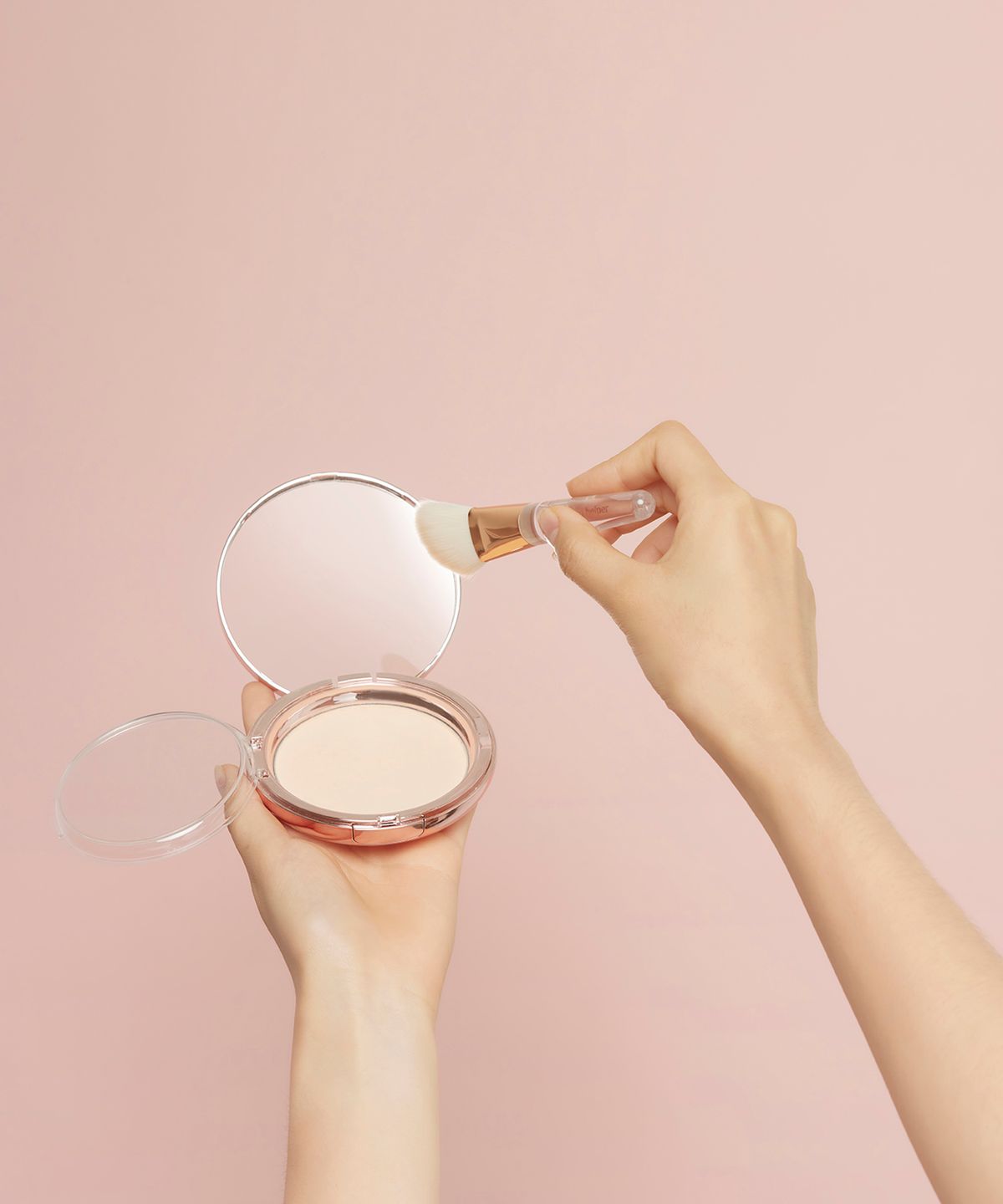 메이크업헬퍼(MAKEUP HELPER) 아트 팩트 오리지널 프로 피니쉬 25g 오로라 문라이트 브러쉬 세트