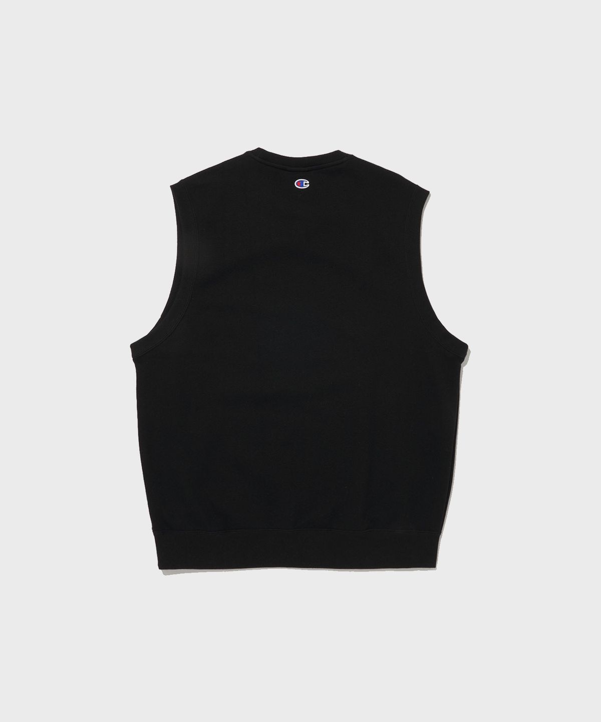 챔피온(CHAMPION) 오버핏 스웨트 조끼 Black