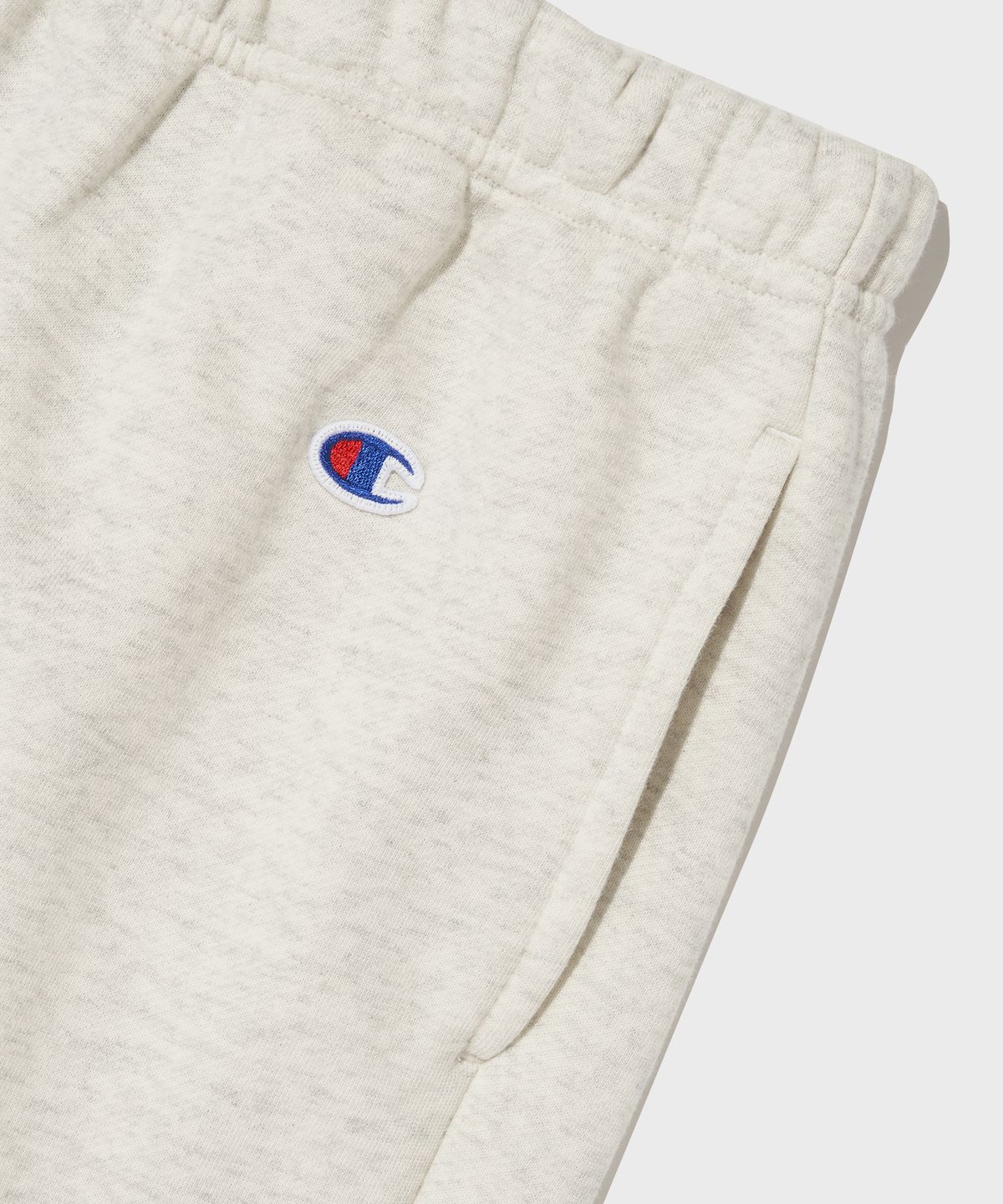 챔피온(CHAMPION) C로고 스트레이트 스웨트 팬츠 Cream