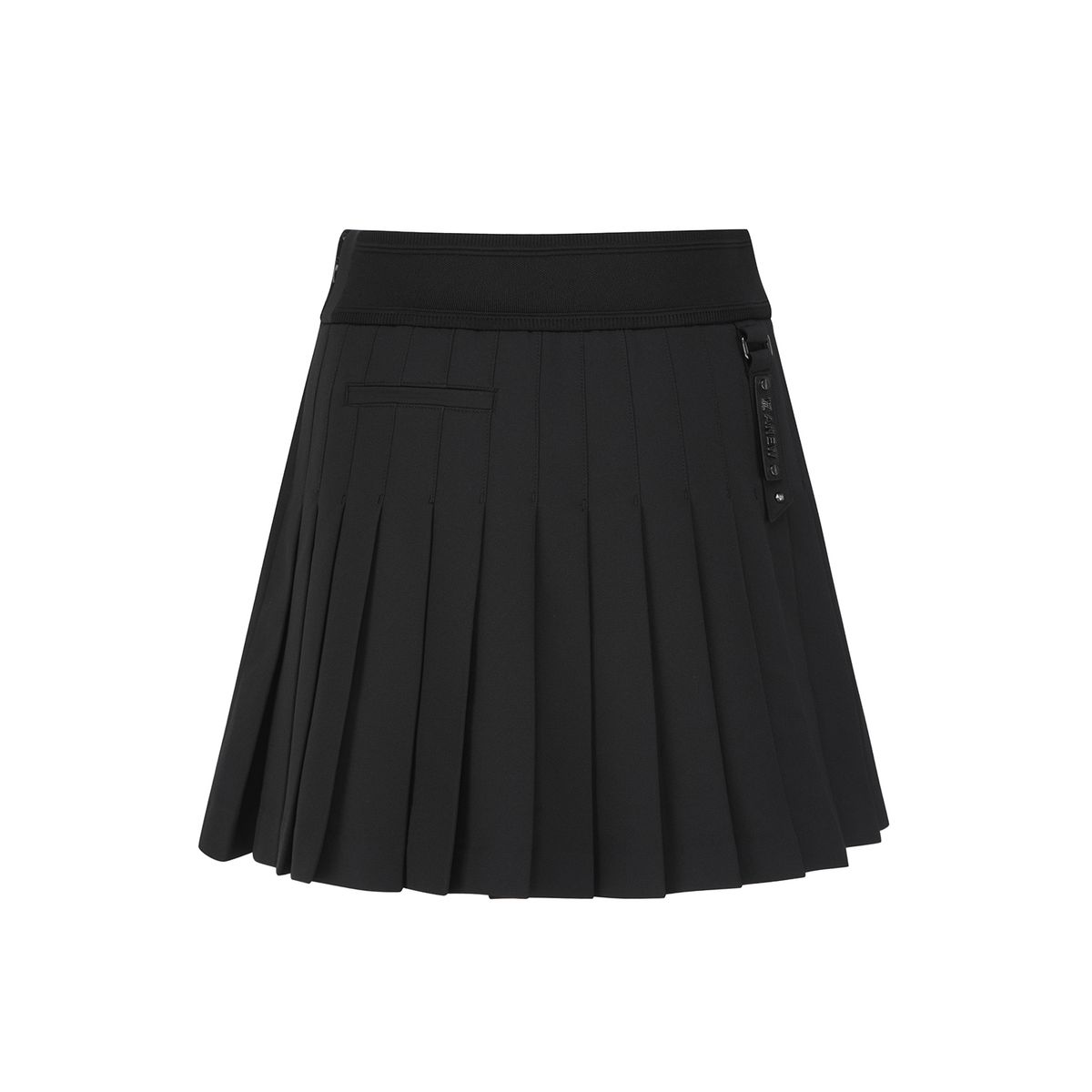 어뉴골프(ANEW GOLF) W FLEECE PLEATED SQ_BK
