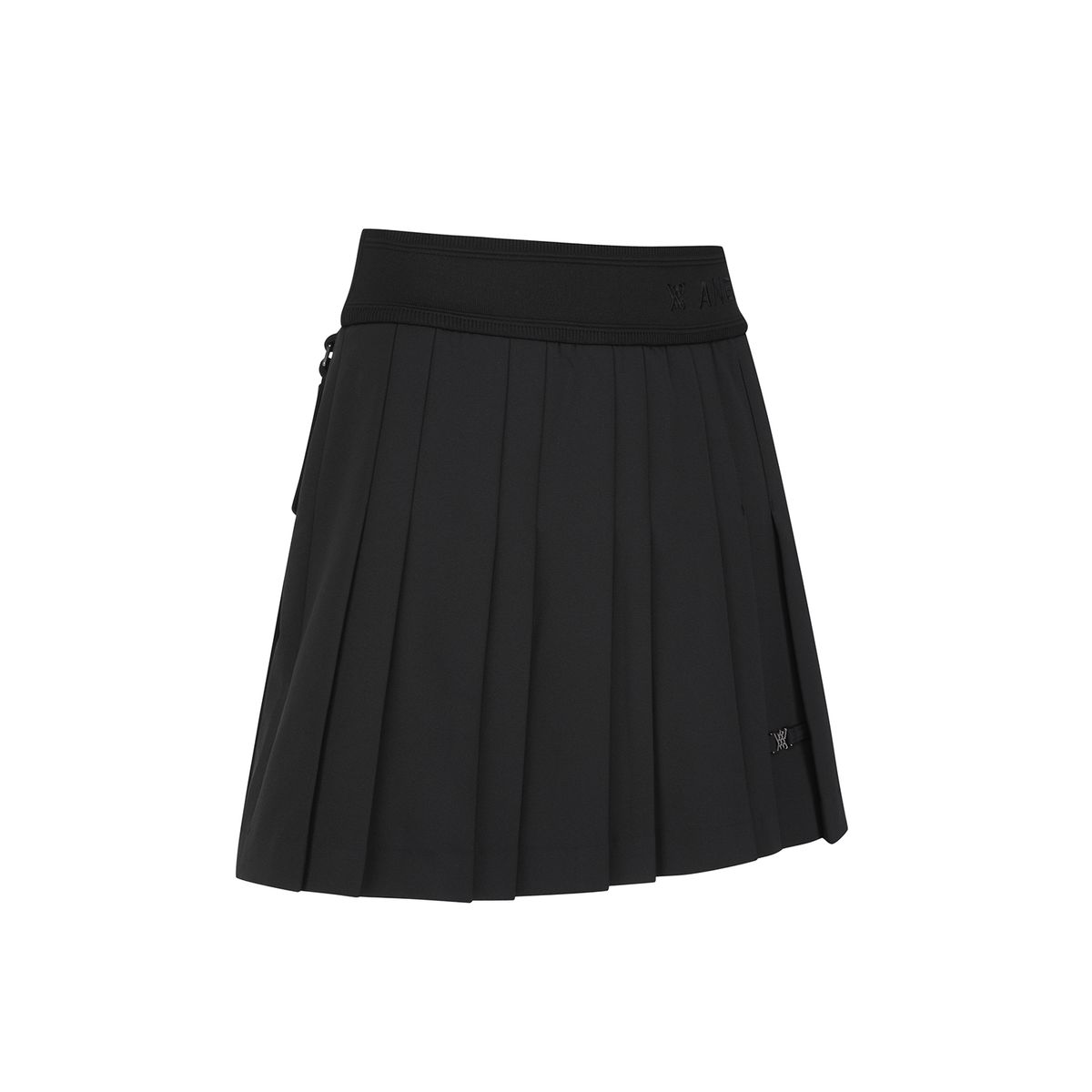 어뉴골프(ANEW GOLF) W FLEECE PLEATED SQ_BK