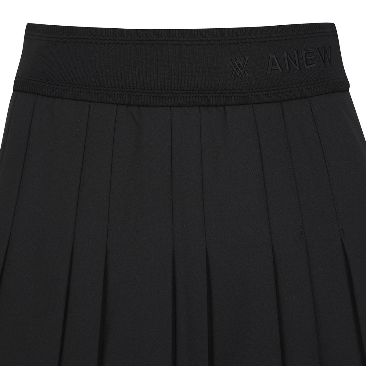 어뉴골프(ANEW GOLF) W FLEECE PLEATED SQ_BK