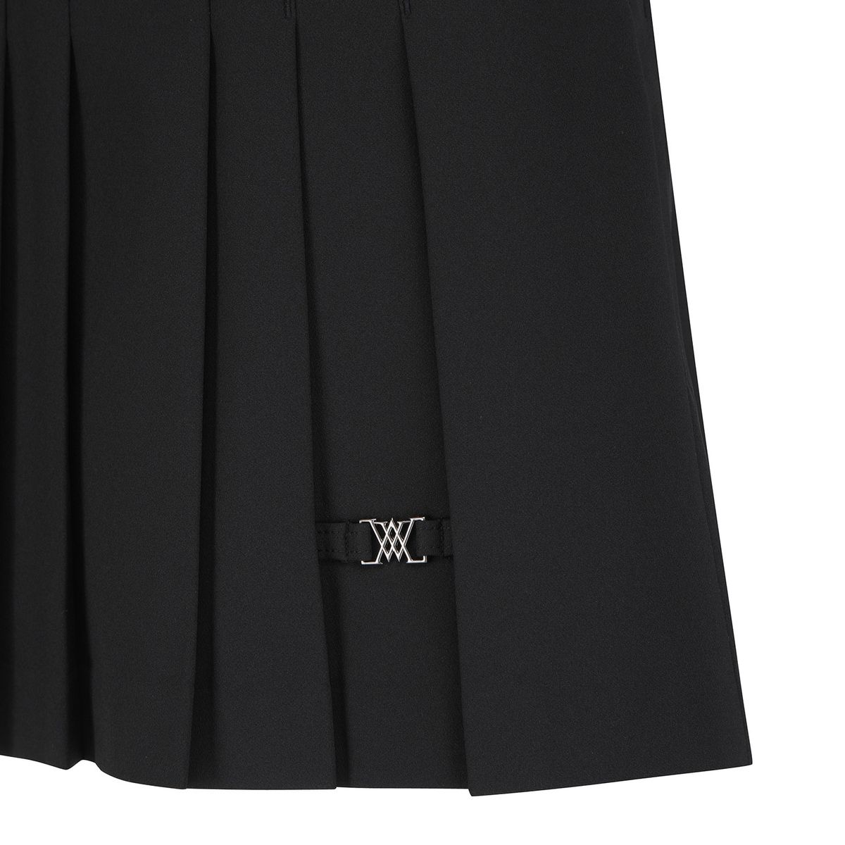 어뉴골프(ANEW GOLF) W FLEECE PLEATED SQ_BK