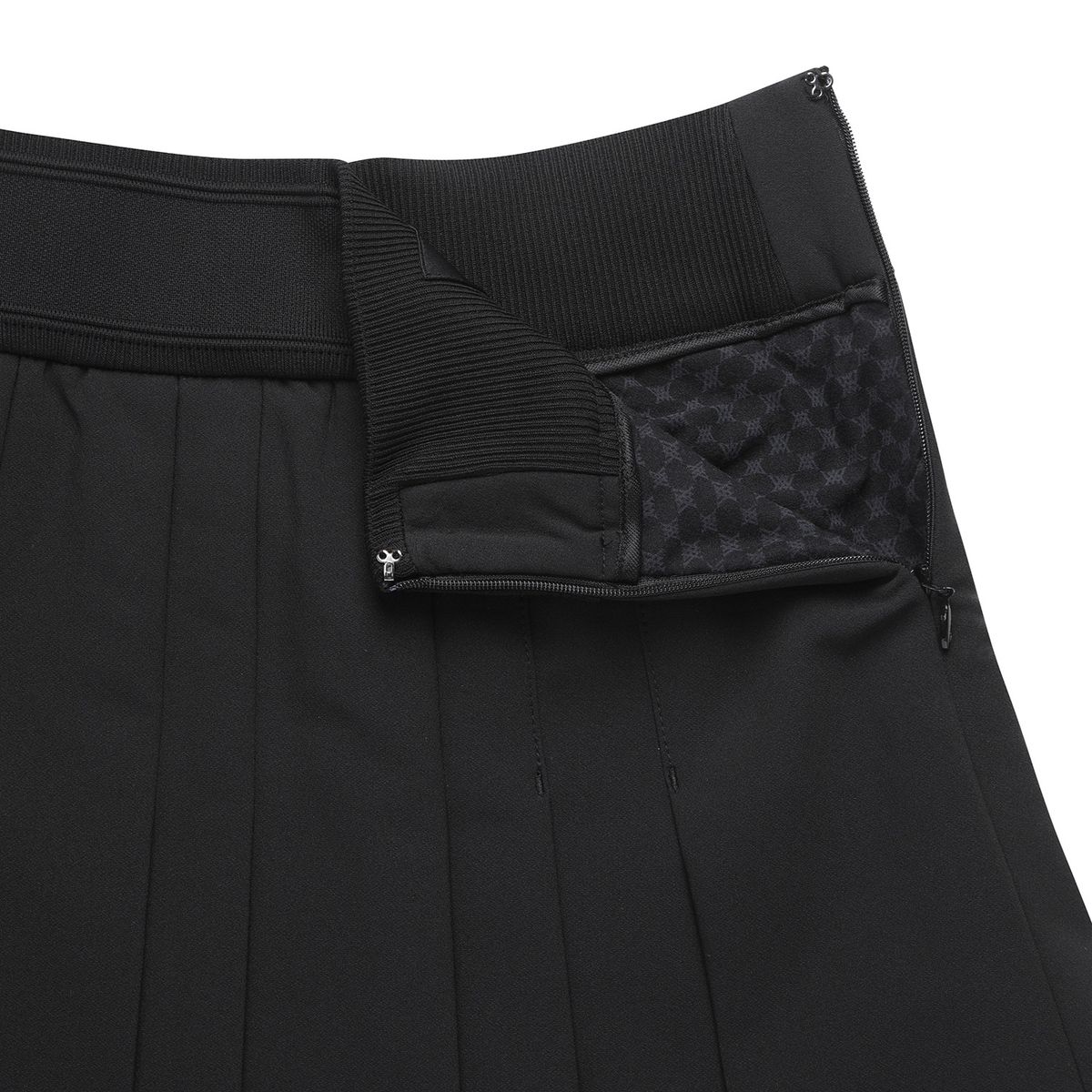 어뉴골프(ANEW GOLF) W FLEECE PLEATED SQ_BK