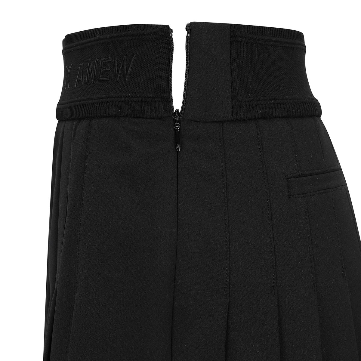어뉴골프(ANEW GOLF) W FLEECE PLEATED SQ_BK