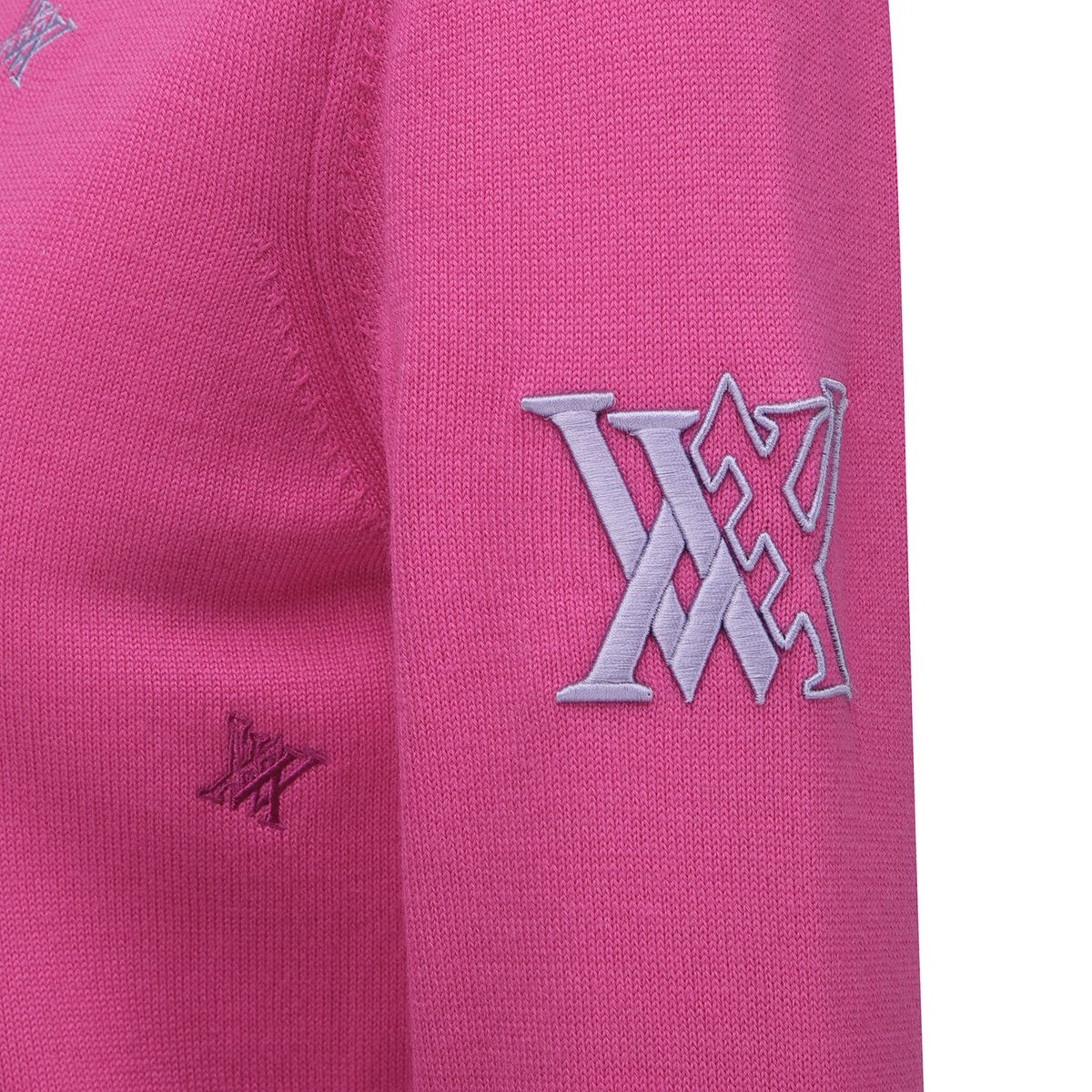 어뉴골프(ANEW GOLF) W LOGO PATTERN WIND BLOCK PULLOVER_PI