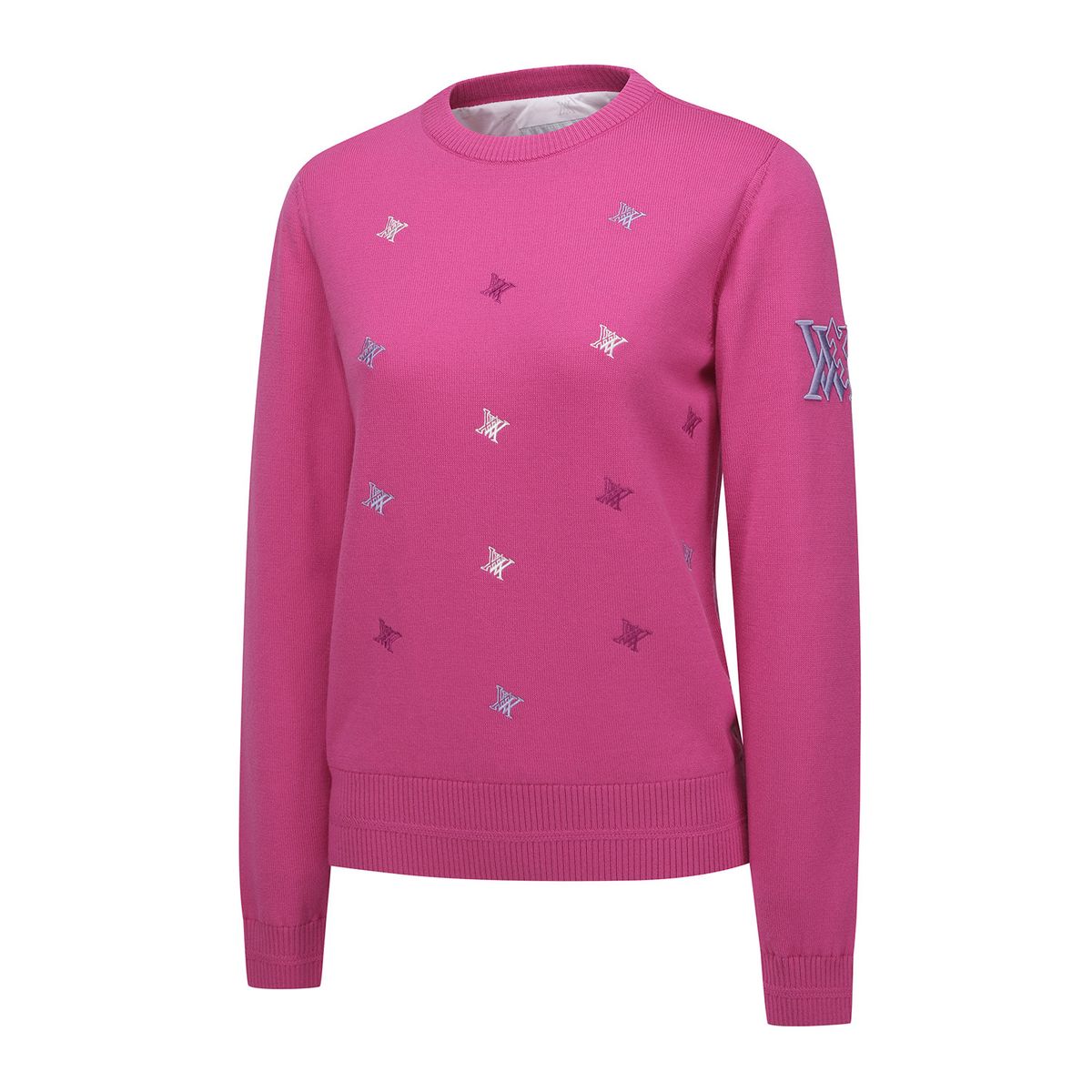 어뉴골프(ANEW GOLF) W LOGO PATTERN WIND BLOCK PULLOVER_PI