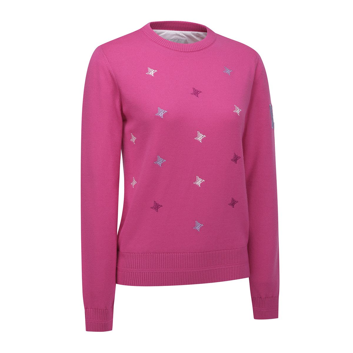 어뉴골프(ANEW GOLF) W LOGO PATTERN WIND BLOCK PULLOVER_PI