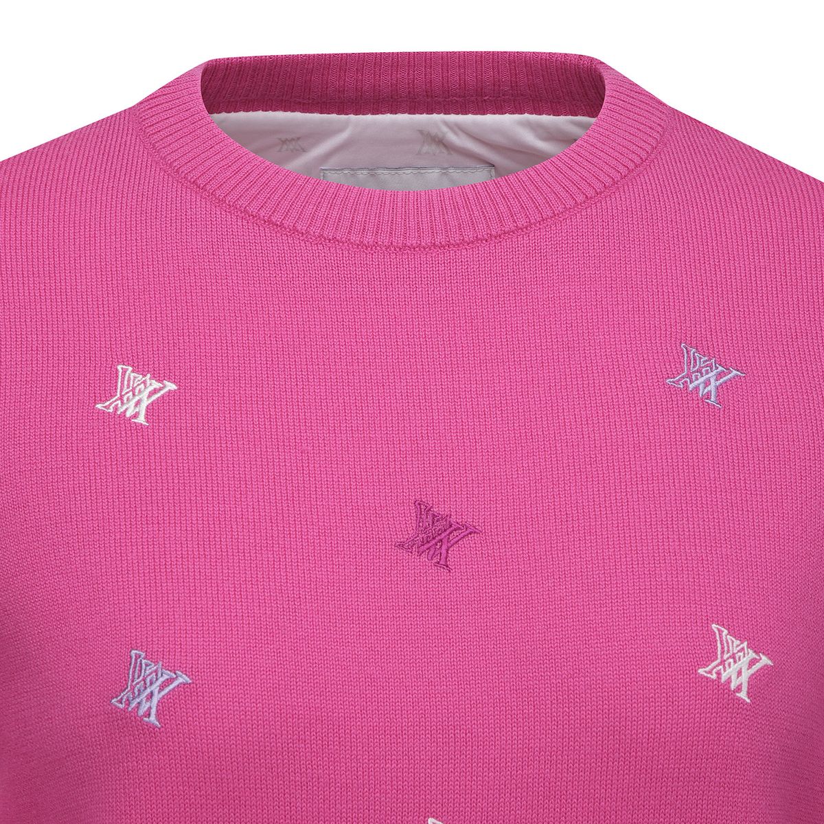 어뉴골프(ANEW GOLF) W LOGO PATTERN WIND BLOCK PULLOVER_PI