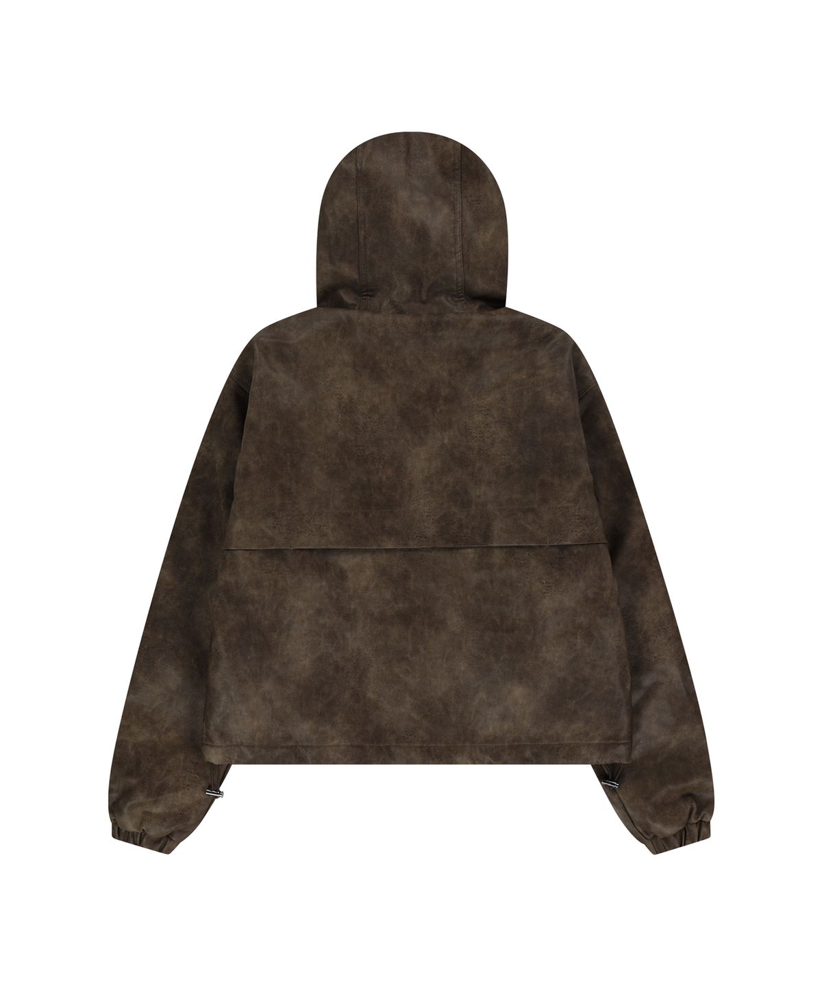 아캄(AAKAM) Leather Puffer Jacket (Brown)