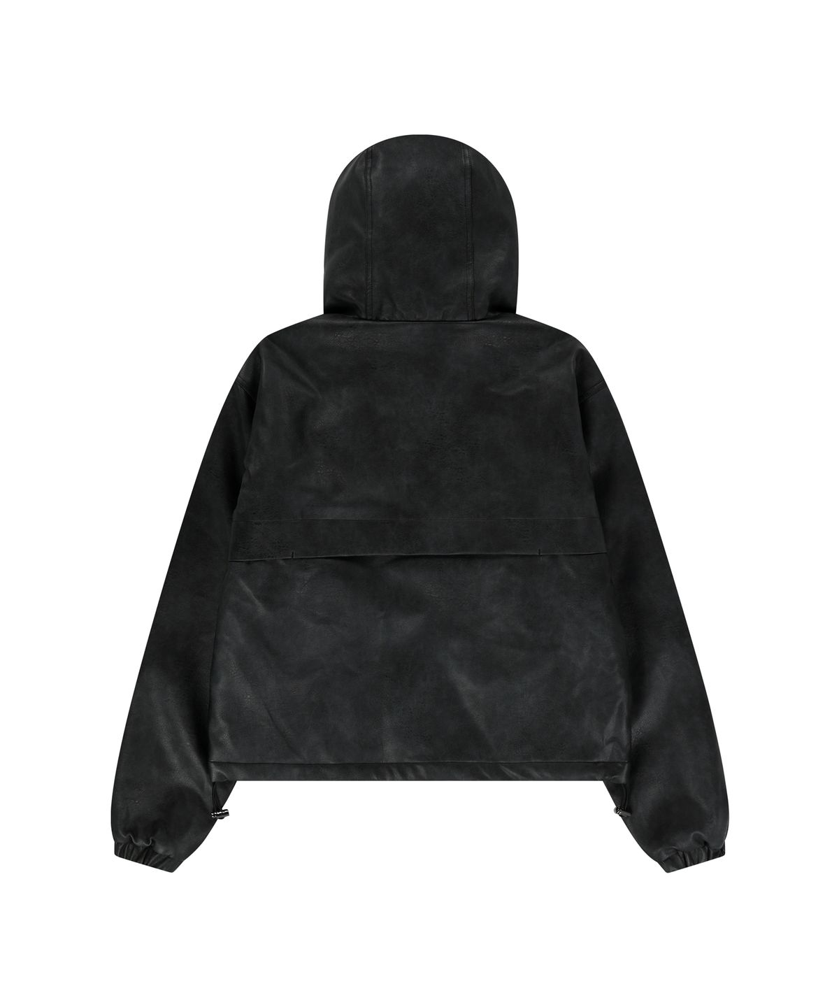 아캄(AAKAM) Leather Puffer Jacket (Black)